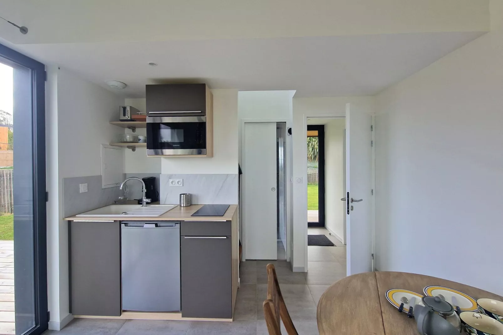 Studio bas Locquirec-Woonkamer