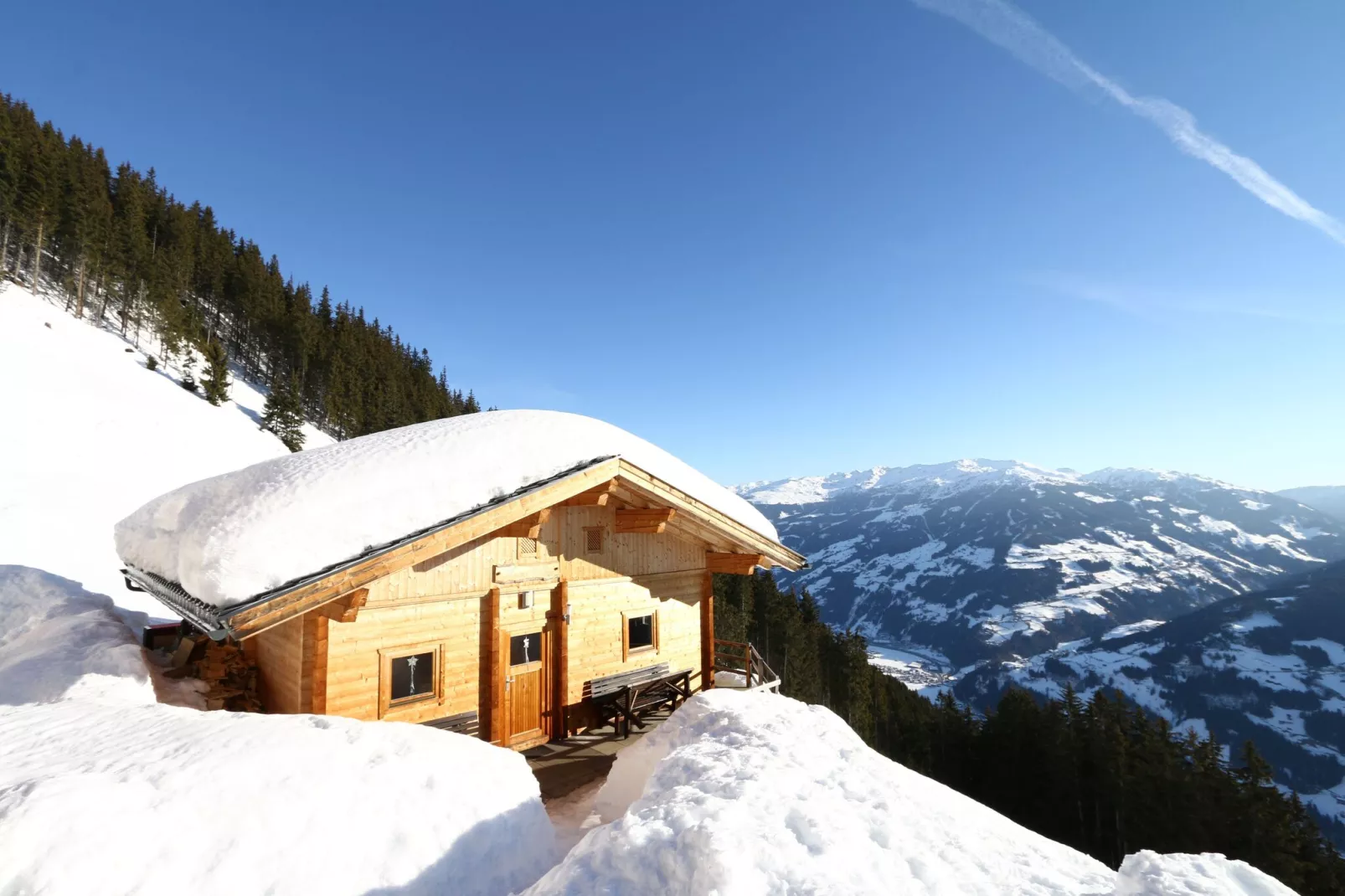 Almhütte Nase-Exterieur winter