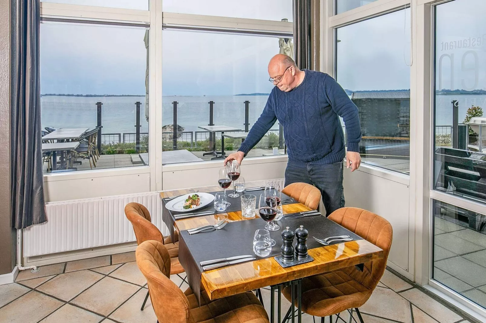 2½ room, 1 st floor-Waterzicht