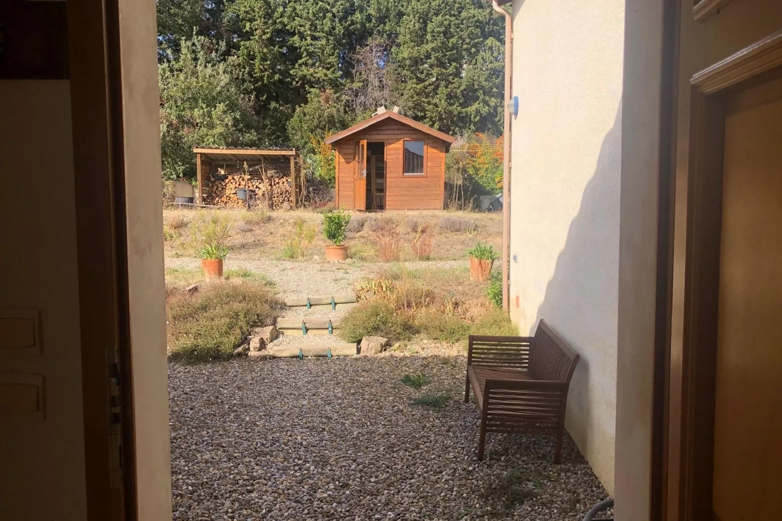 La Chouette de Minerve-Terrasbalkon