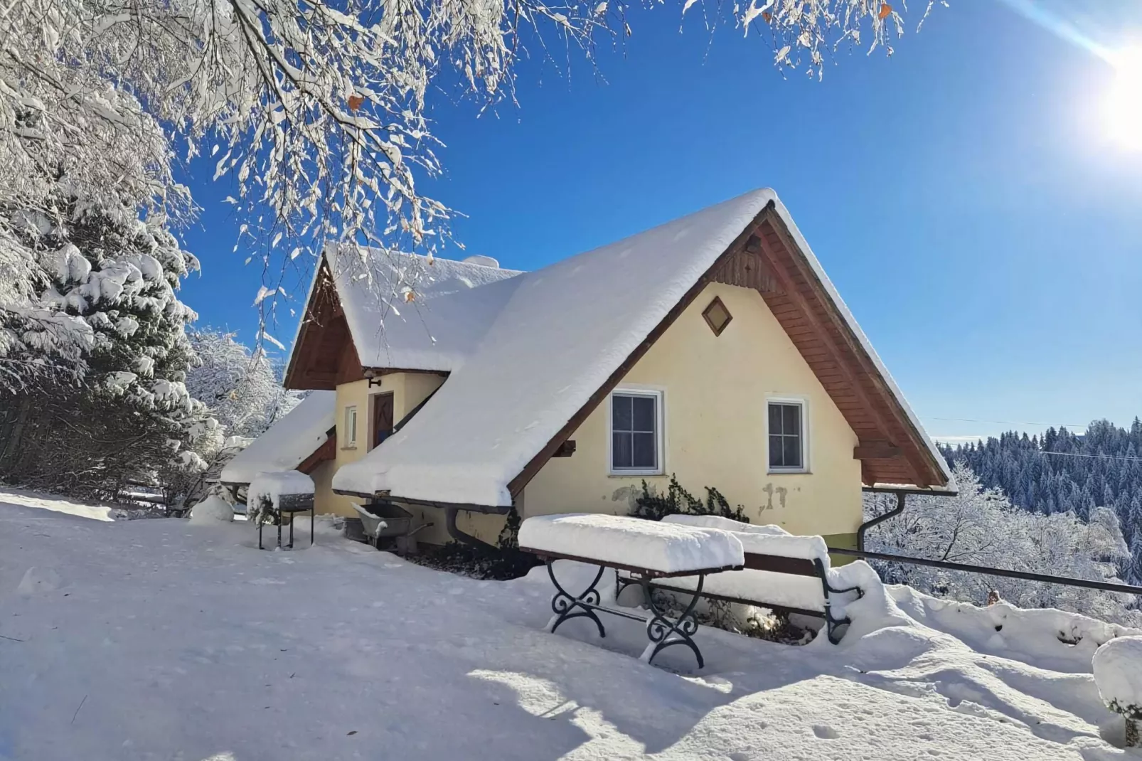 Schröllhütte-Tuin winter