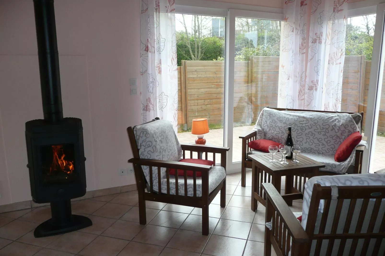 Ferienhaus in Strandnähe Plouarzel-Woonkamer