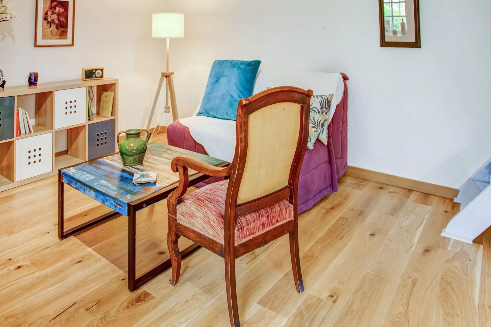 Vakantiehuis in Houtteville met tuin-Woonkamer