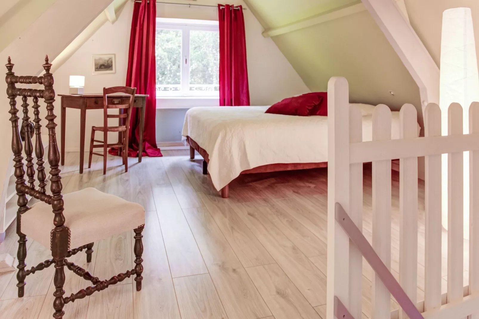 Vakantiehuis in Houtteville met tuin-Slaapkamer