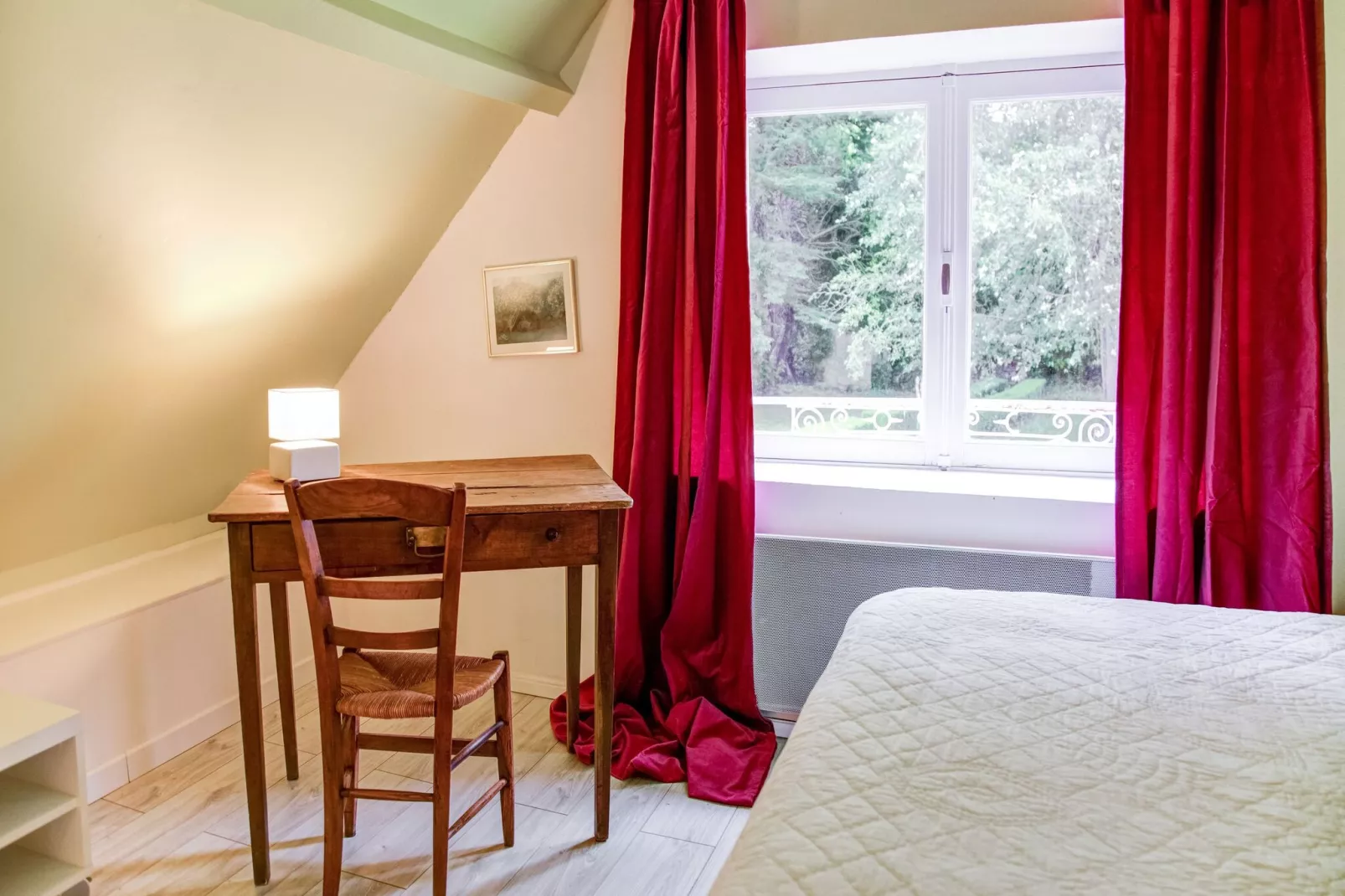 Vakantiehuis in Houtteville met tuin-Slaapkamer