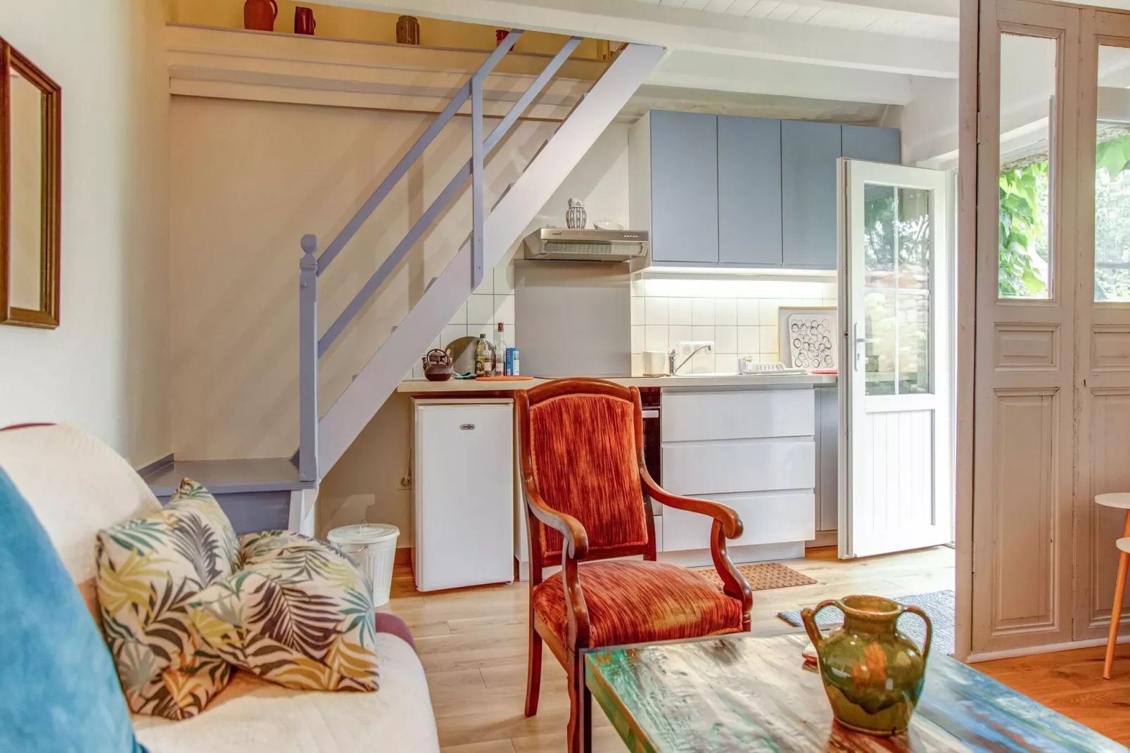 Vakantiehuis in Houtteville met tuin-Woonkamer