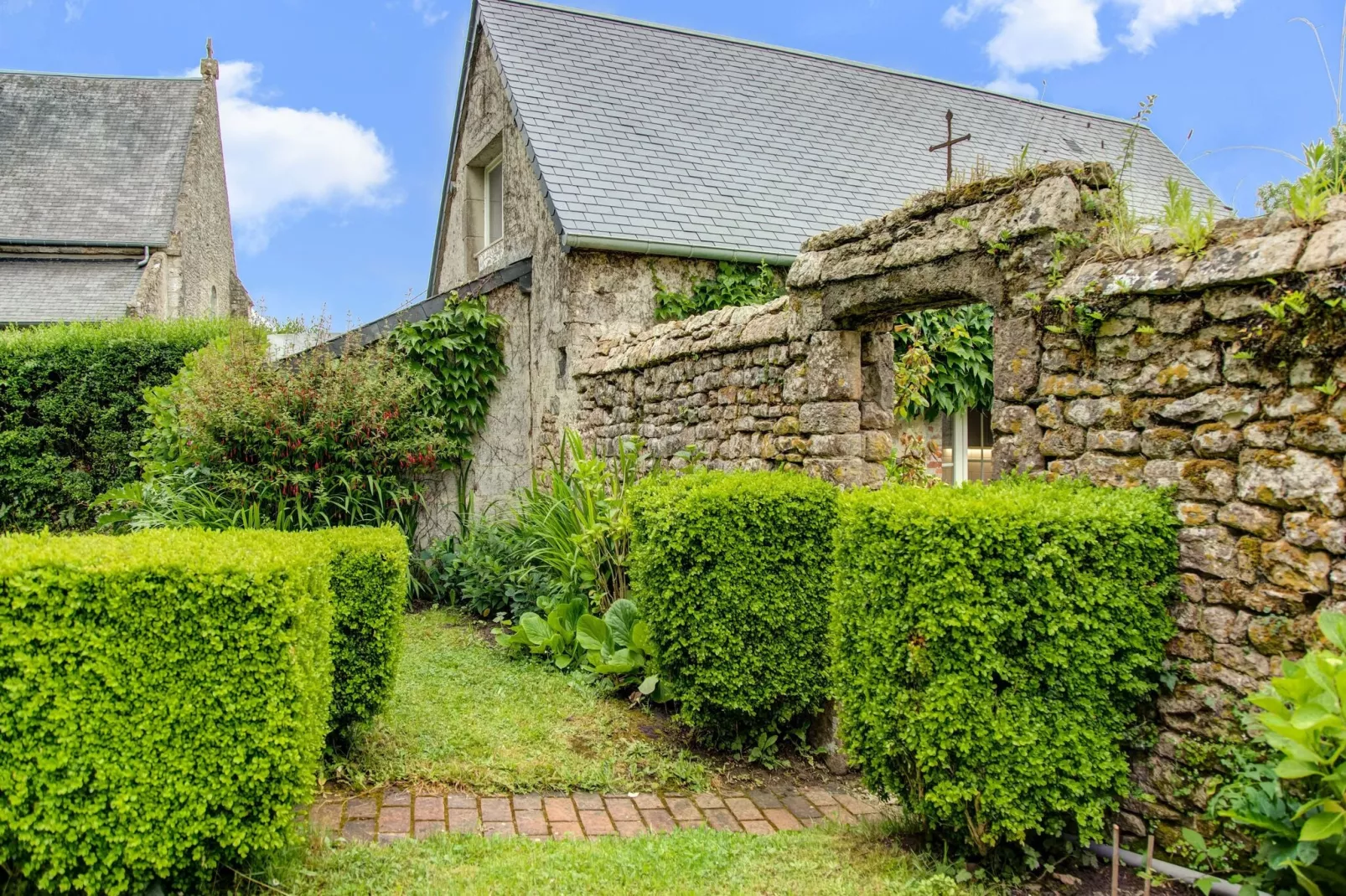 Vakantiehuis in Houtteville met tuin-Tuinen zomer