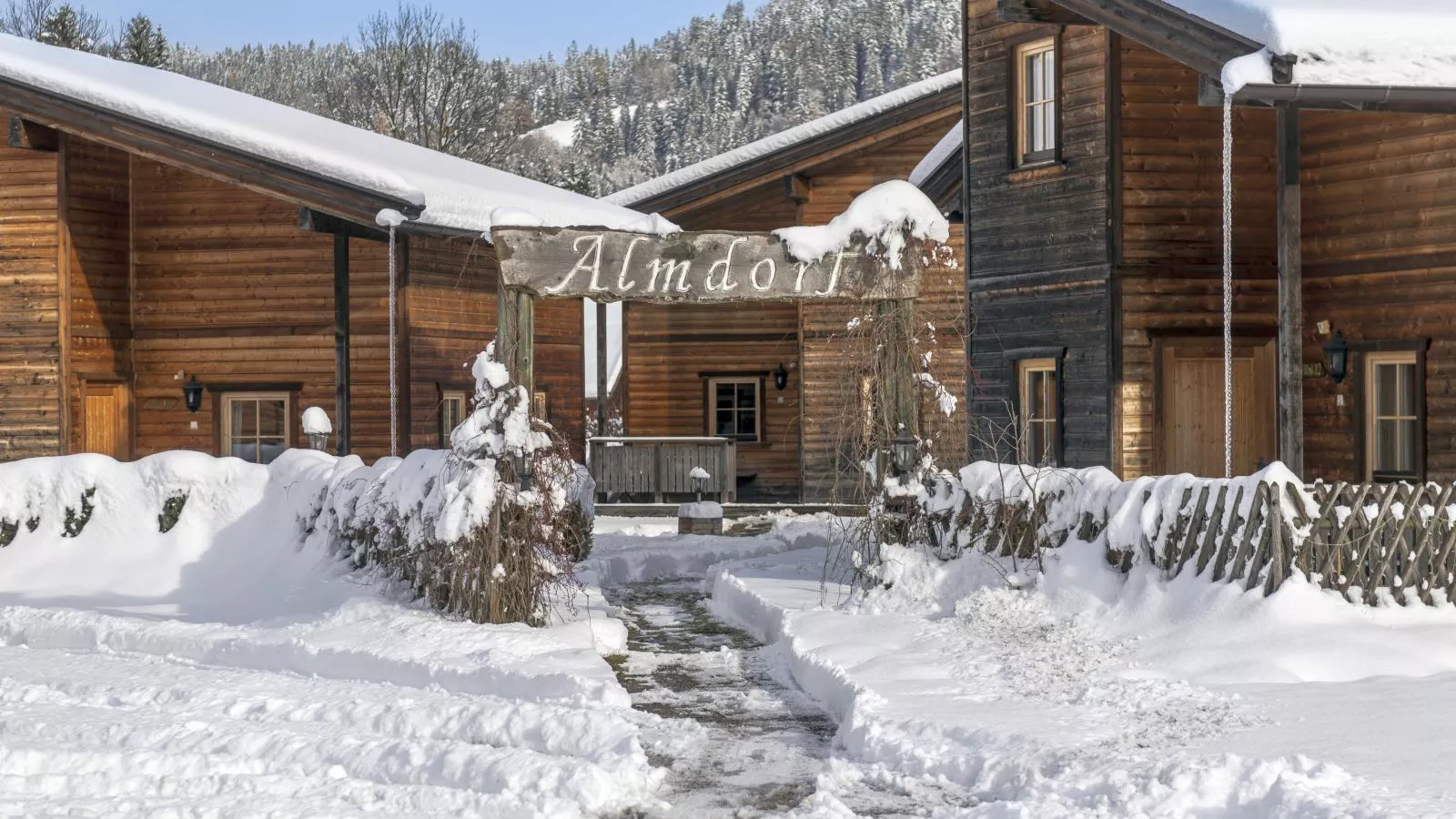 Urige Chalets 3 und 4-Gebied winter 1km