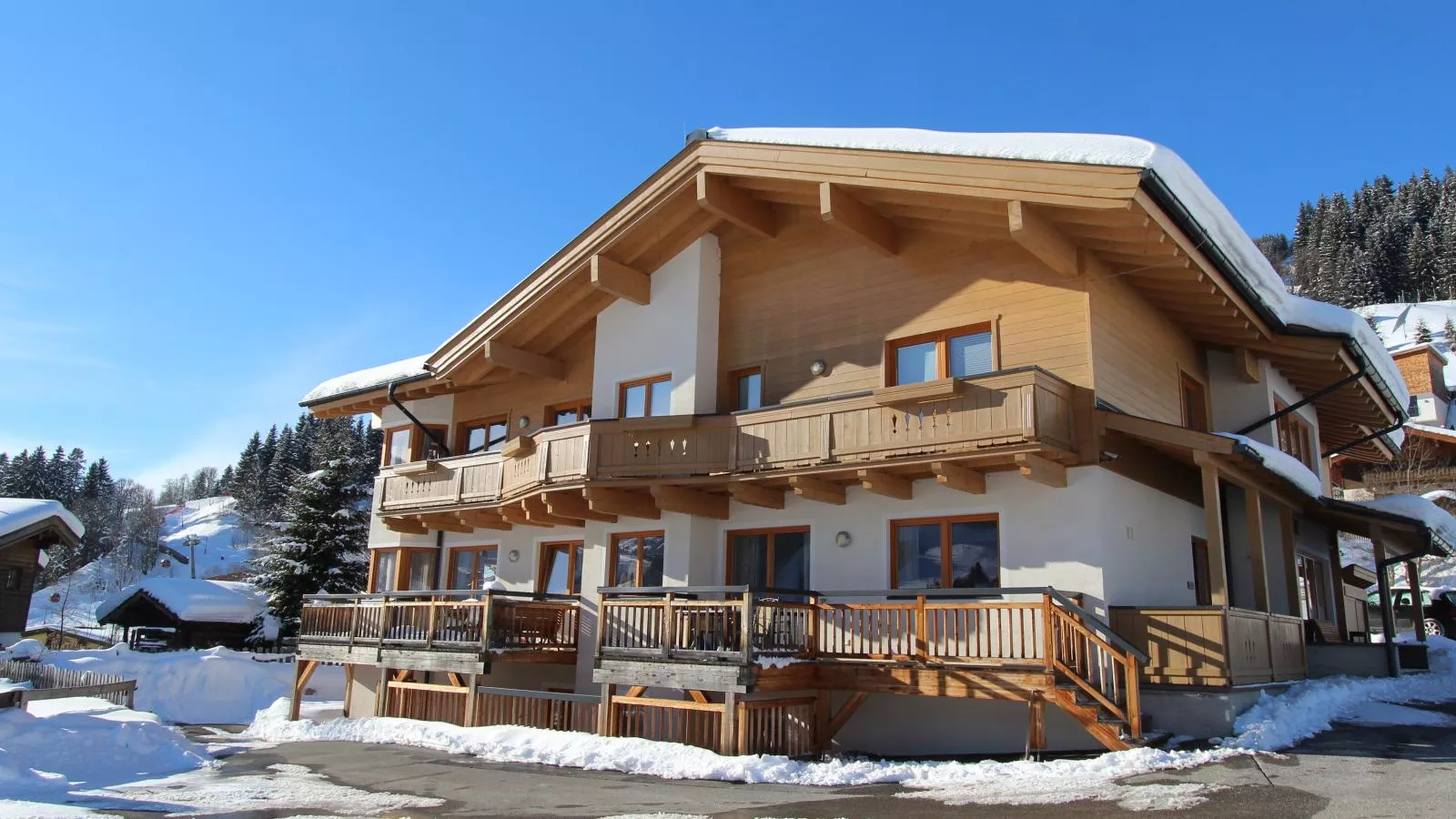 Reiterblick Ski in - Ski Out-Exterieur winter