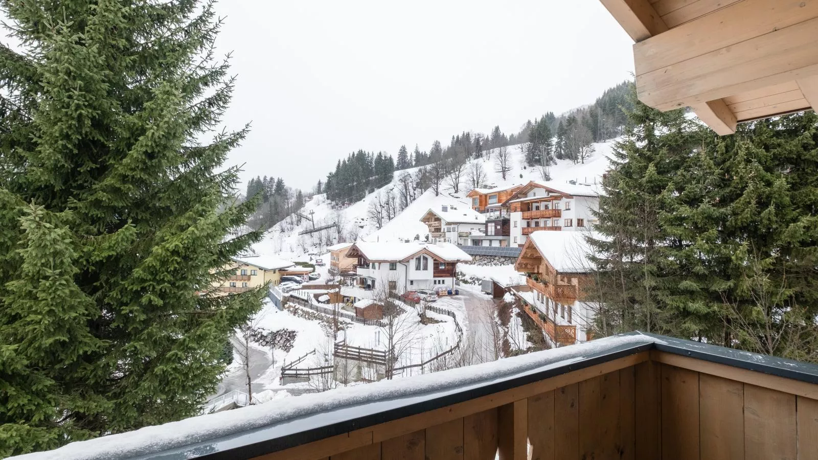Reiterblick Ski in - Ski Out-Uitzicht winter