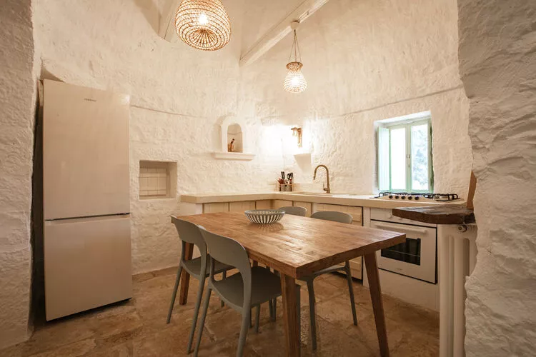 Trulli Petralux in Valle d'Itria-Keuken