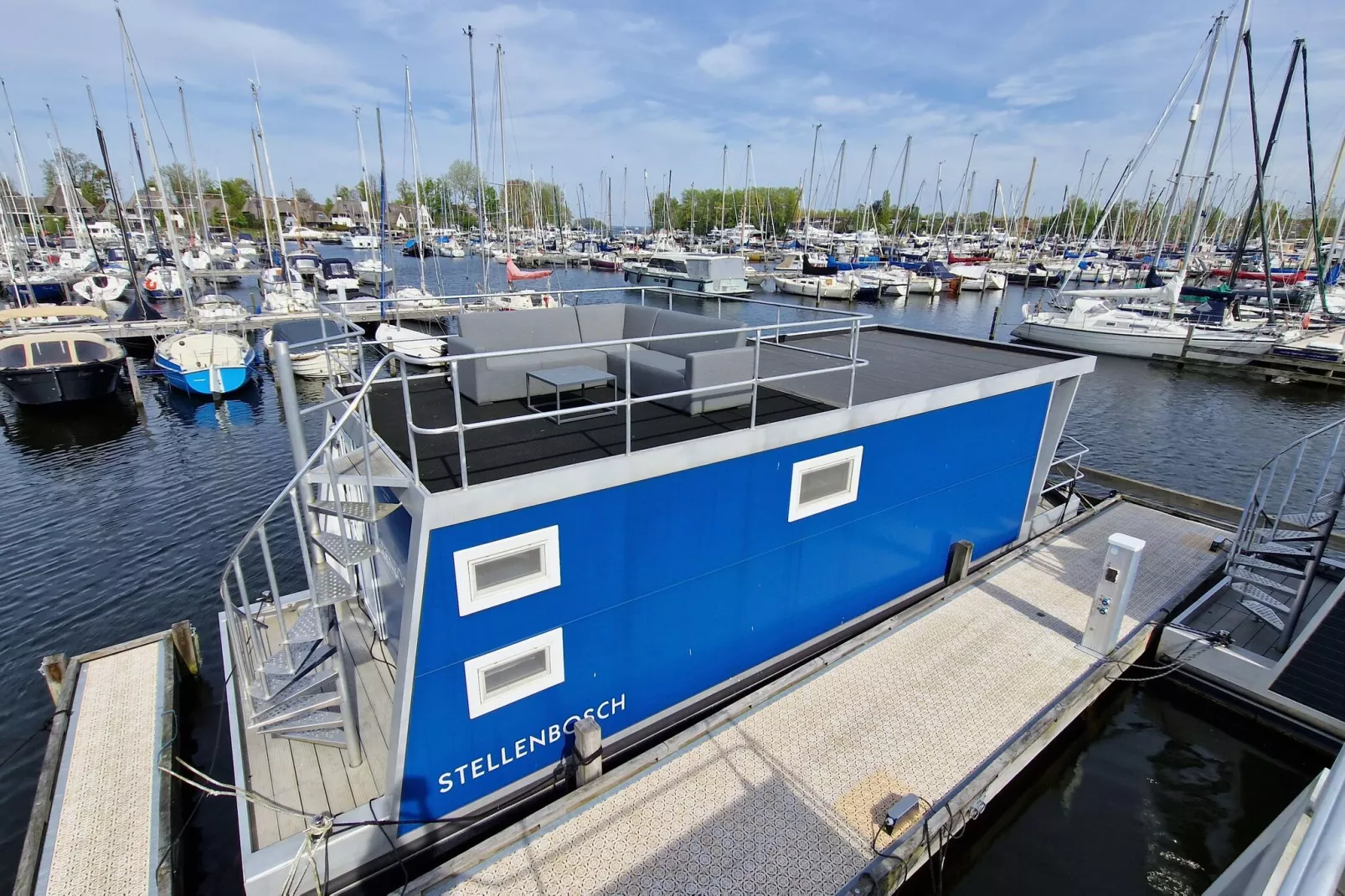 Havenlodges Naarden 1-Terrasbalkon