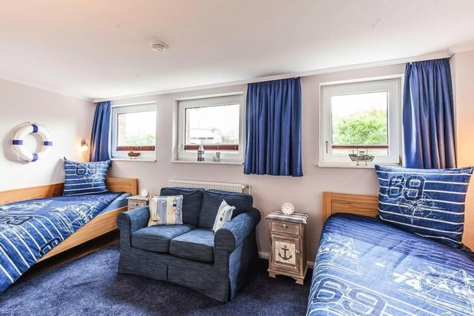 Flatgebouw, Kronsgaard - Woonkamer