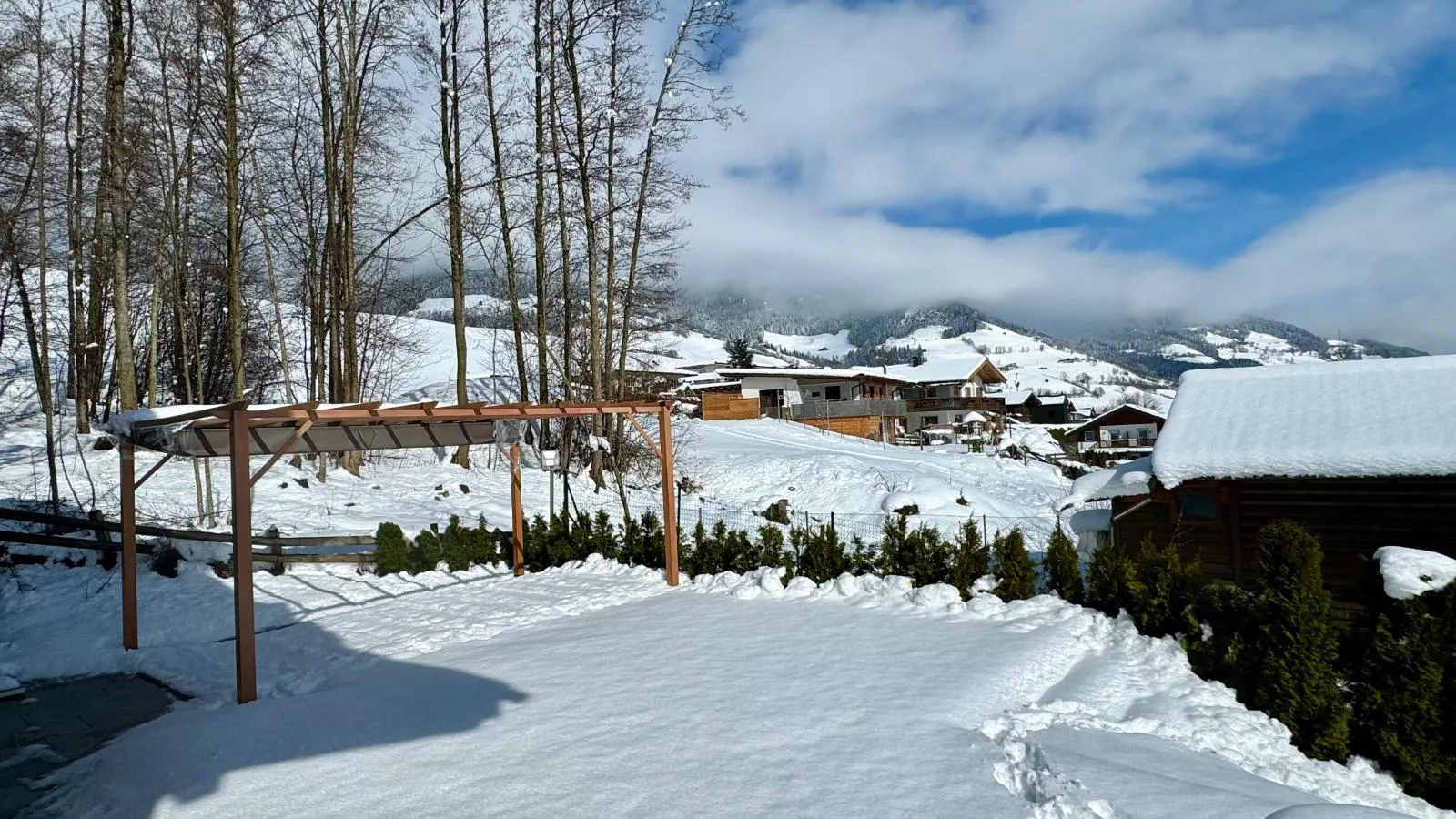 Chalet Erlebnishaus II-Uitzicht winter