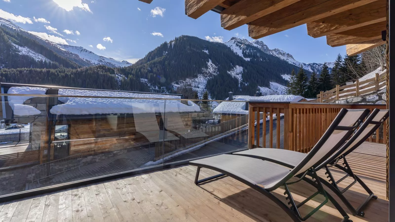 Haus am Hang-Uitzicht winter