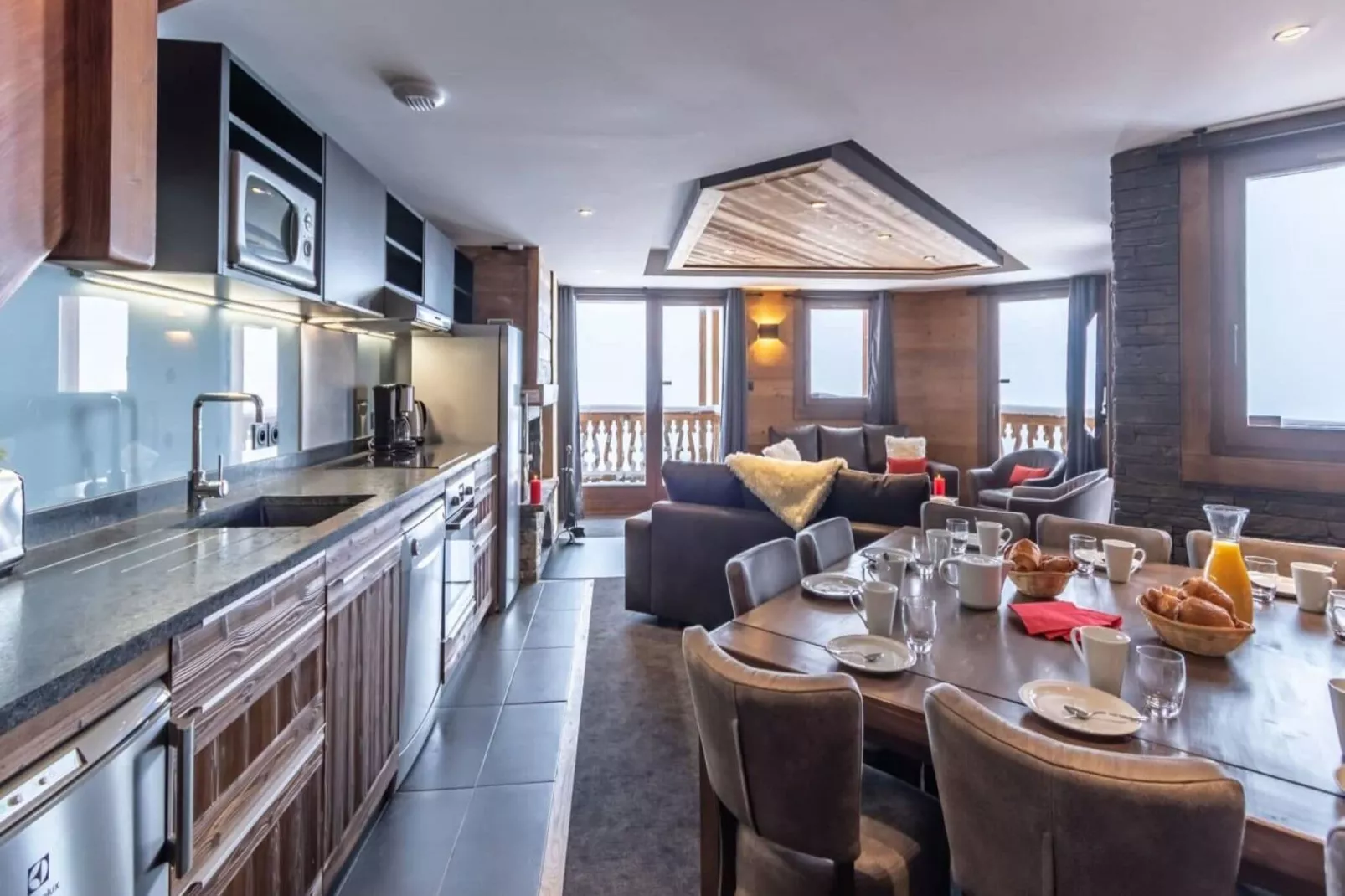 Chalet Altitude Val Thorens 6-Woonkamer