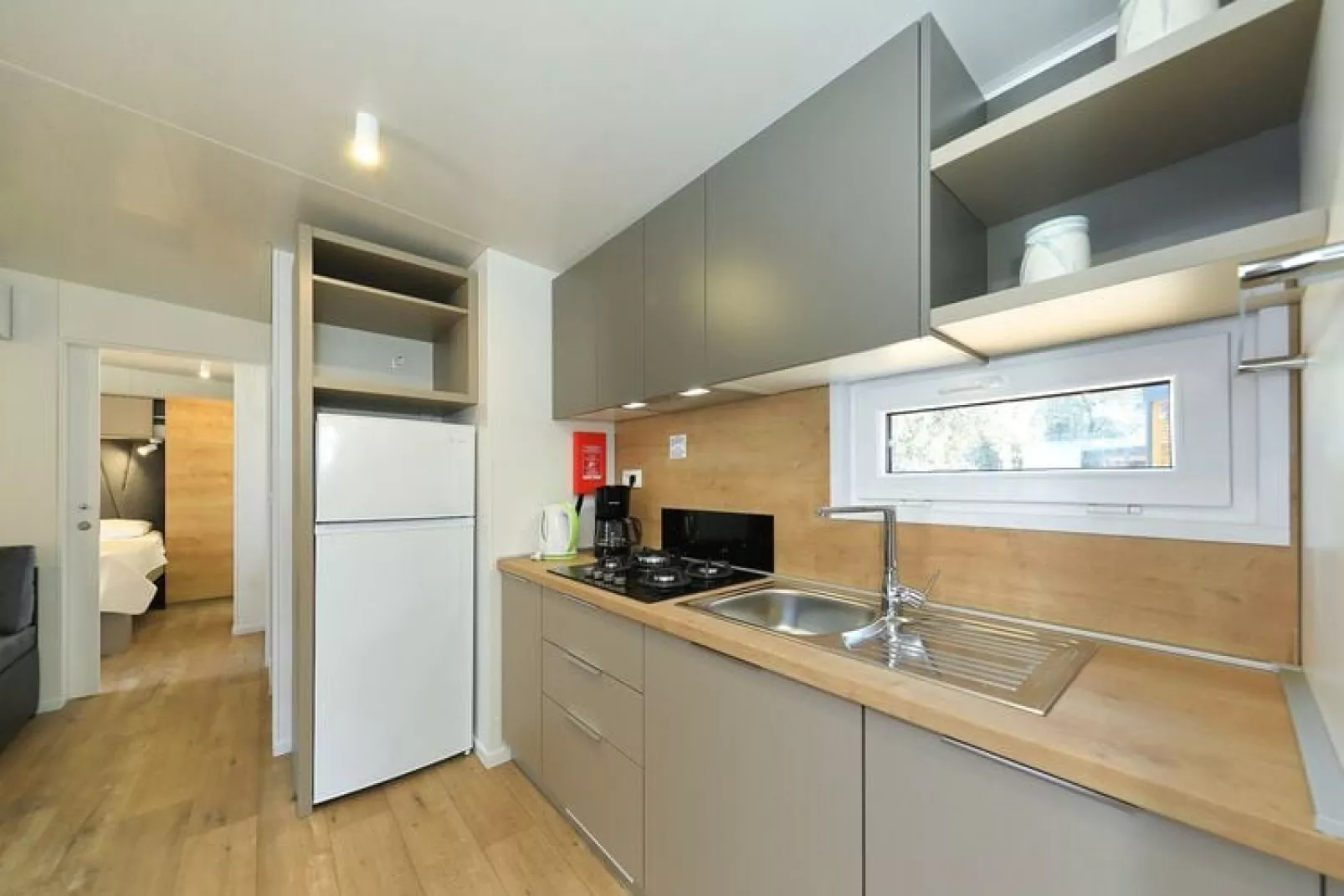 Mobile Homes in Camping Park Soline - Biograd - Type Glamping Family Deluxe-Keuken