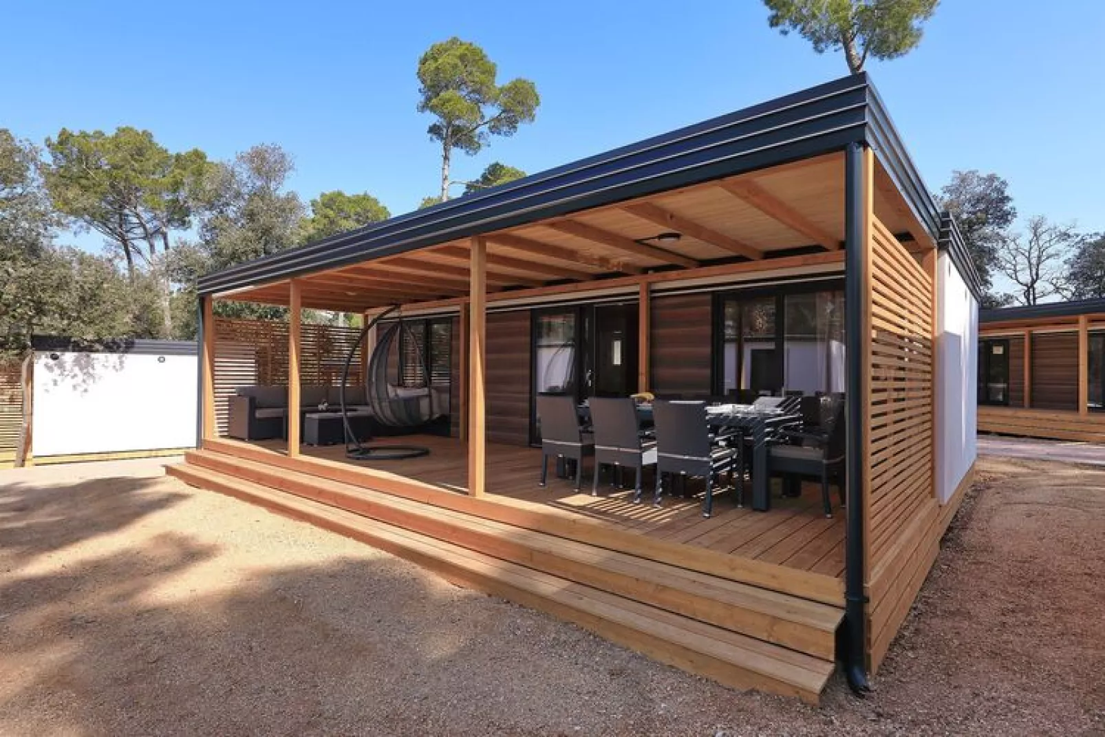 Mobile Homes in Camping Park Soline - Biograd - Type Glamping Family Deluxe-Buitenkant zomer