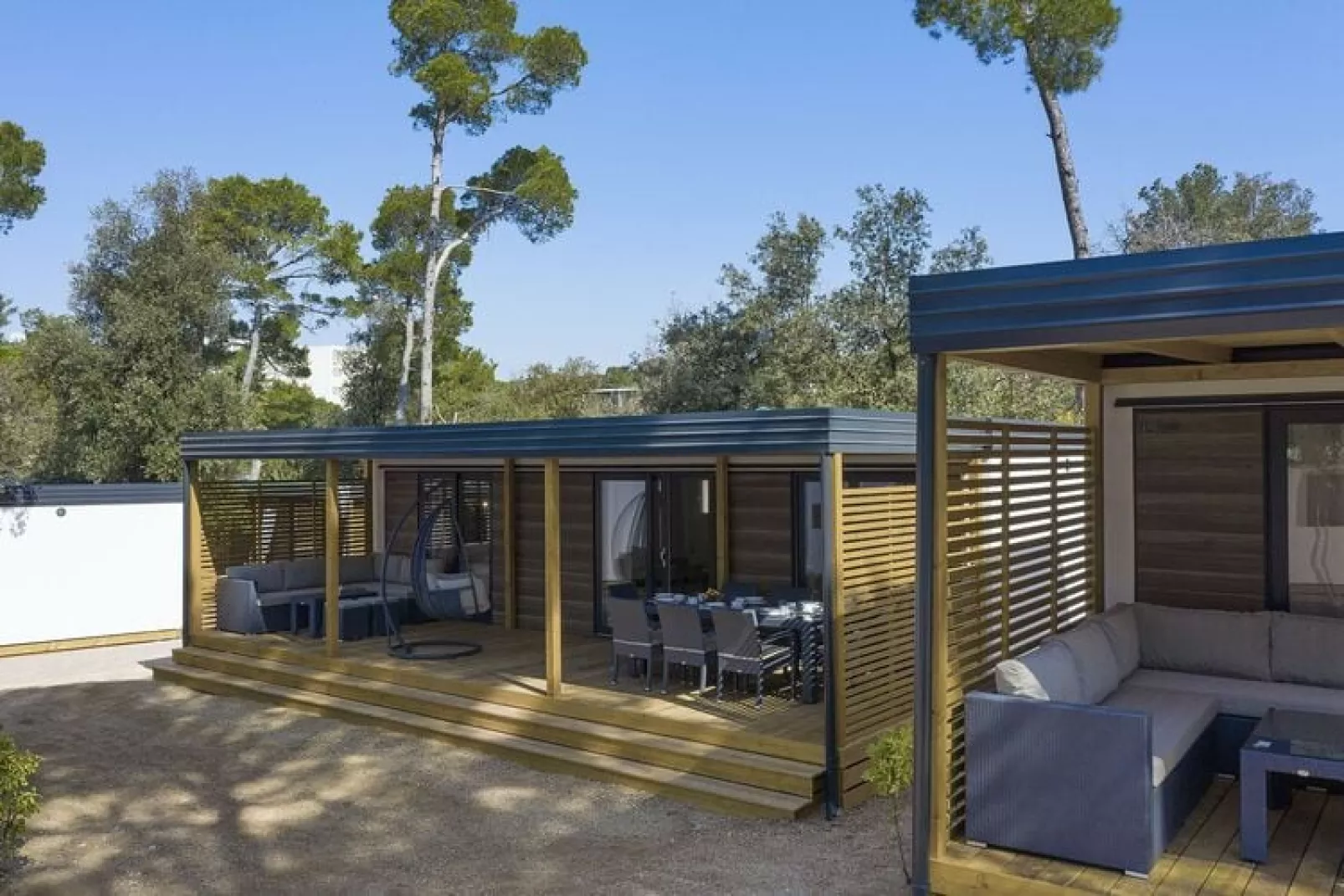 Mobile Homes in Camping Park Soline - Biograd - Type Glamping Family Deluxe-Buitenkant zomer