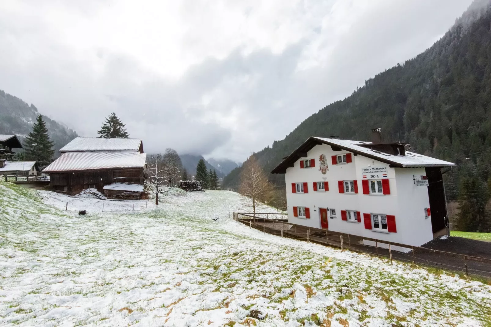 Vakantiehuis Montafon Apartment 4-Uitzicht winter