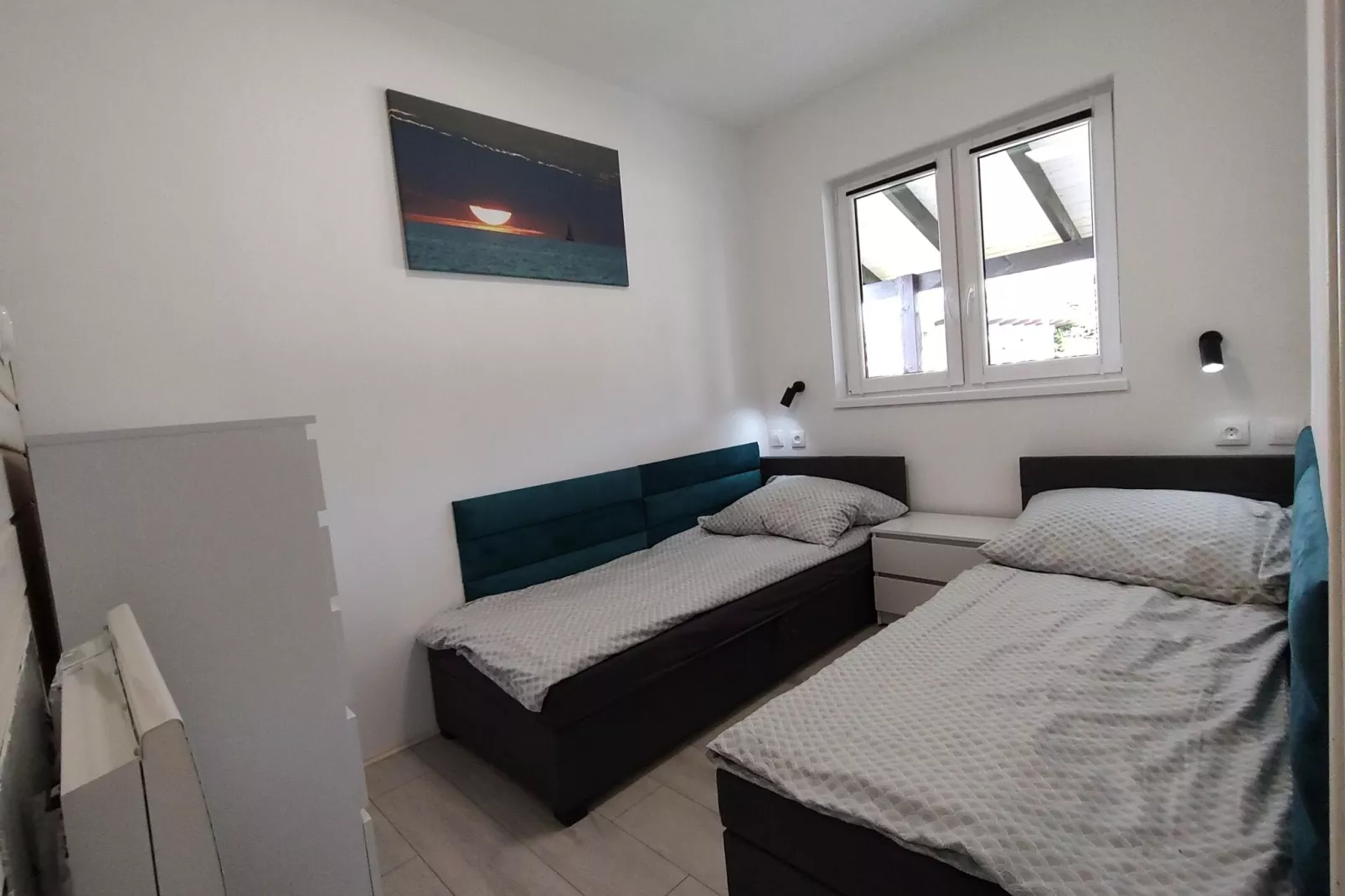 Domki parterowe dla 4 osób-Slaapkamer