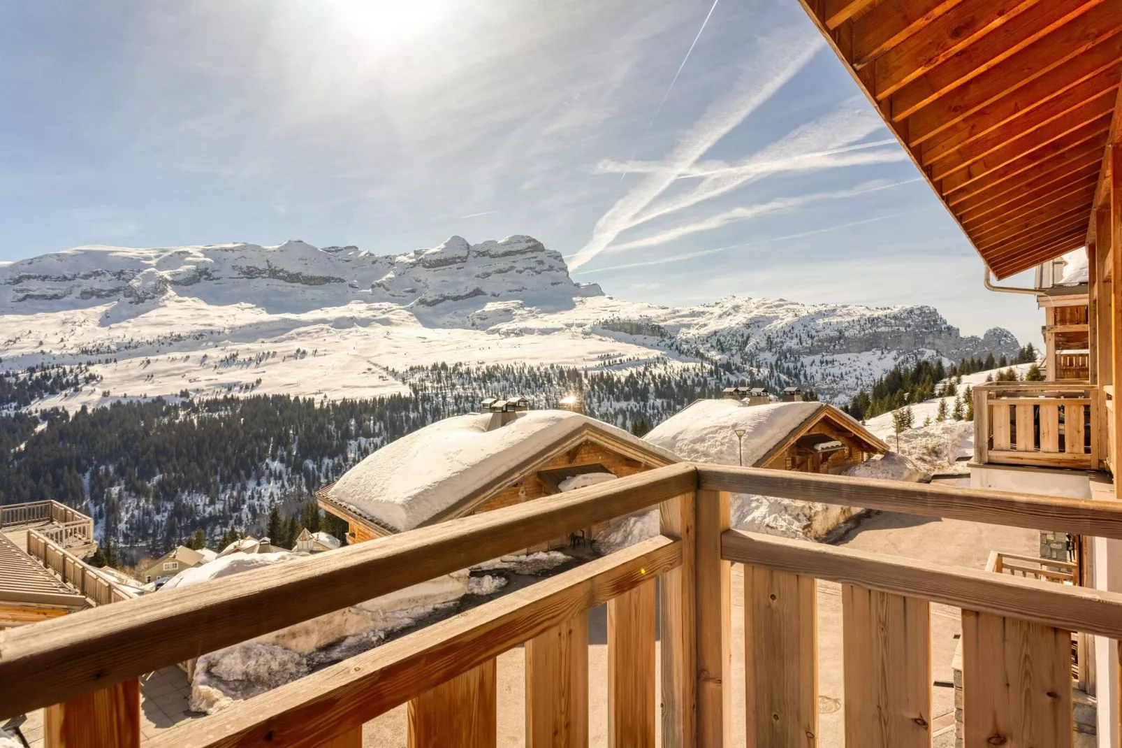 Les Portes du Grand Massif 1-Terrasbalkon