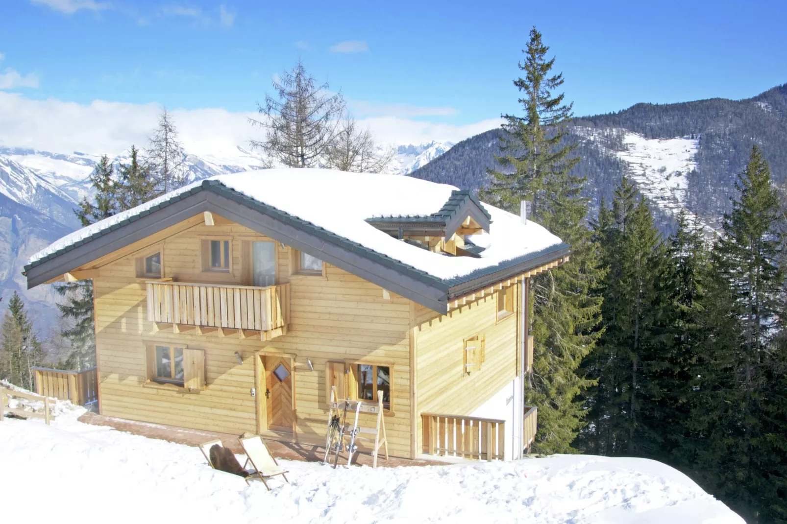 Chalet Chaud-Exterieur winter
