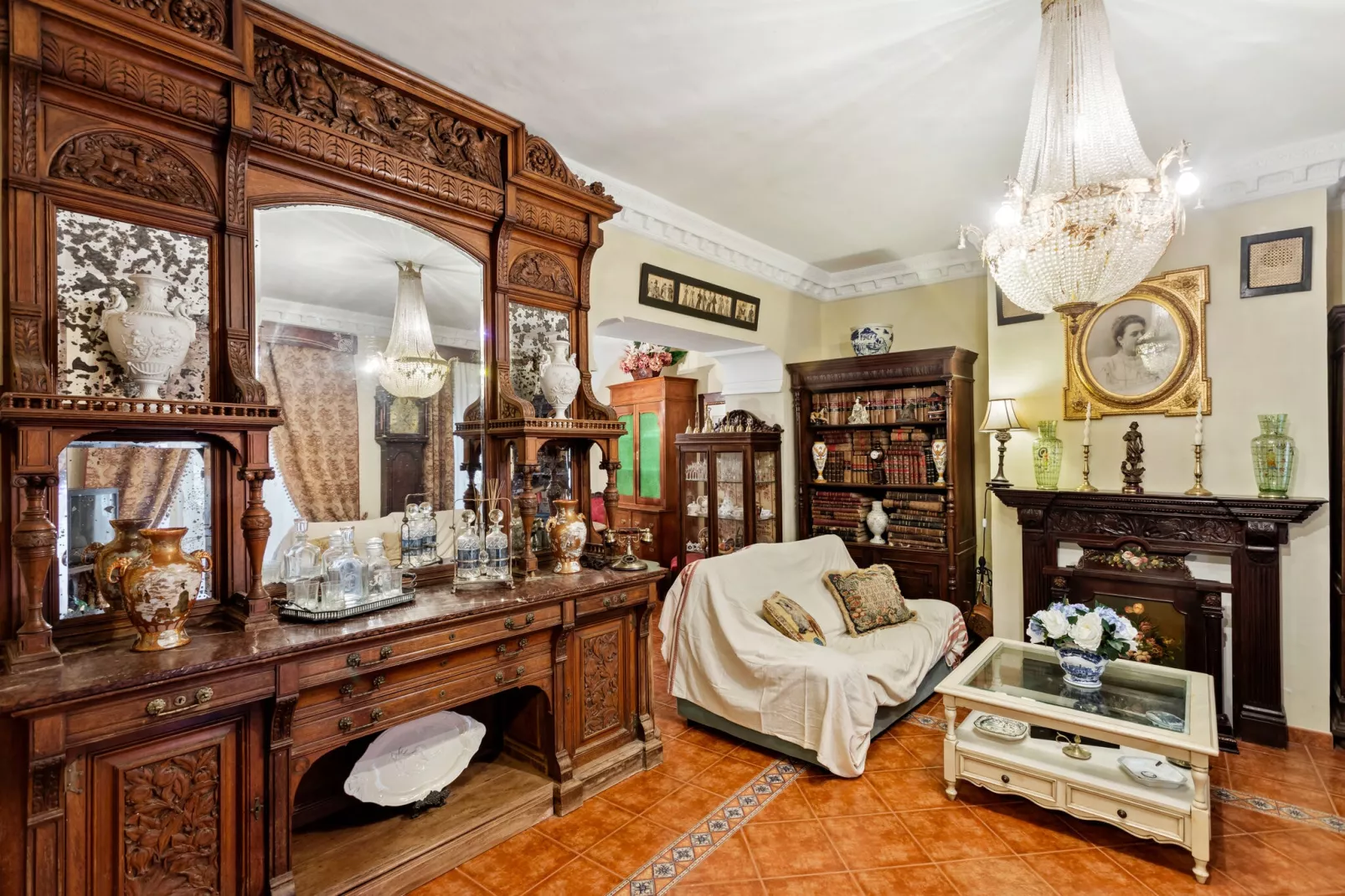 Casona la Huertita-Woonkamer