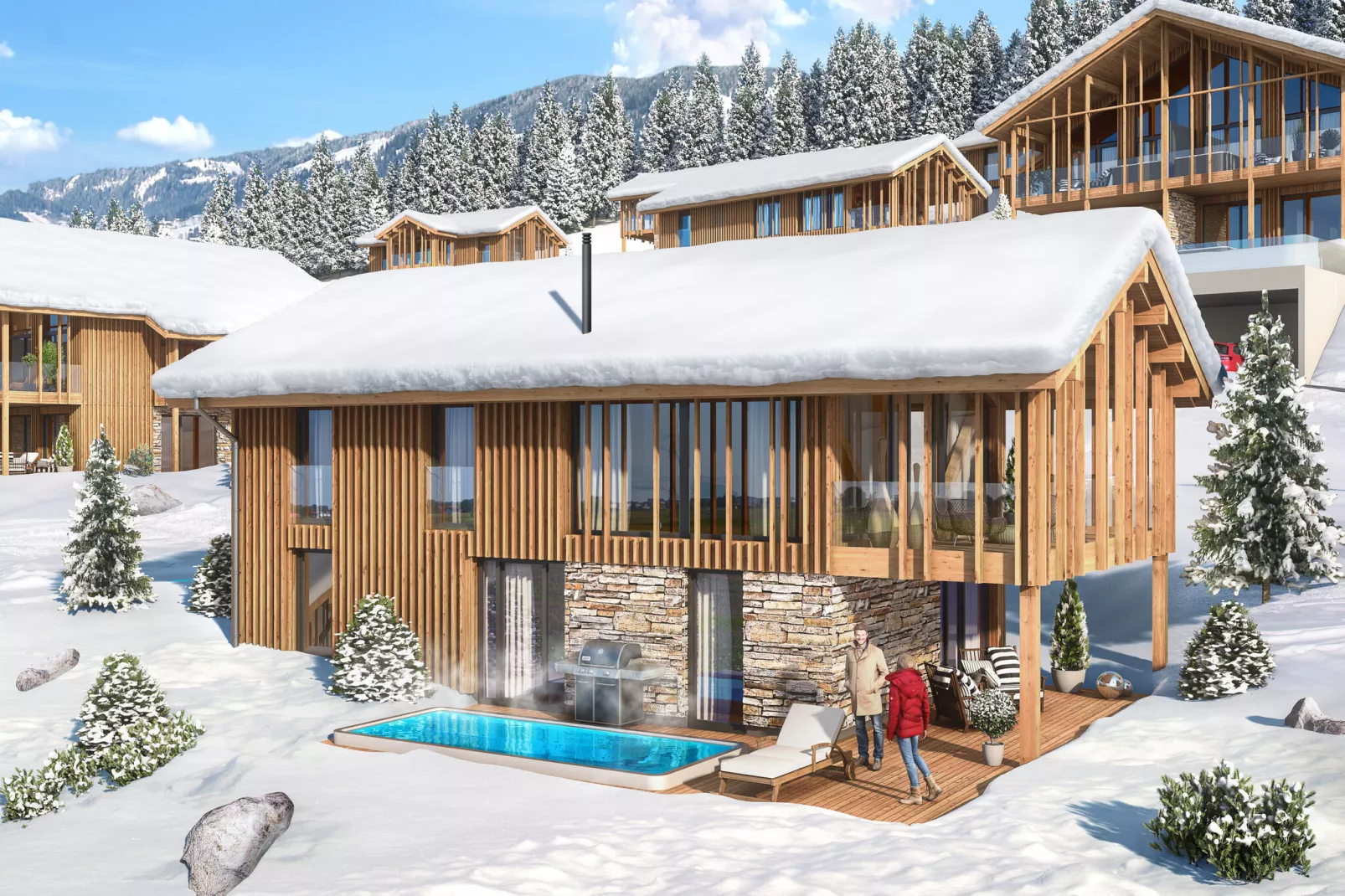 Bergresort Hauser Kaibling 9-Exterieur winter