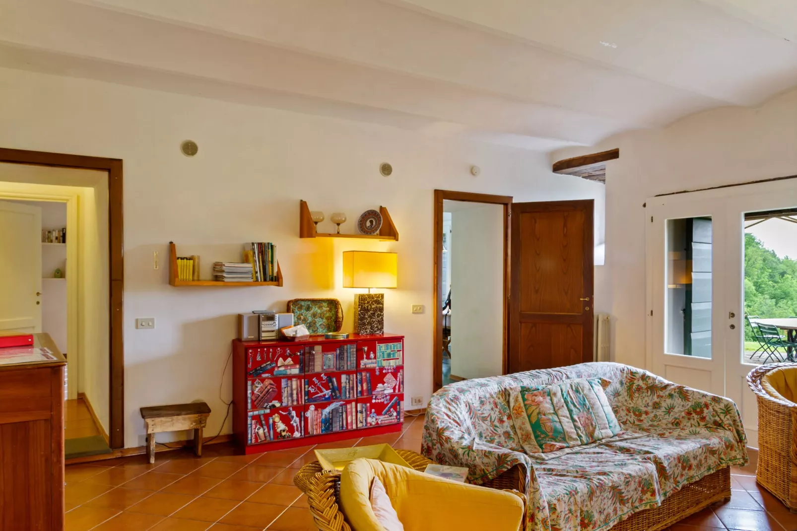 Prachtige villa in Toscane met een adembenemend uitzicht-Woonkamer