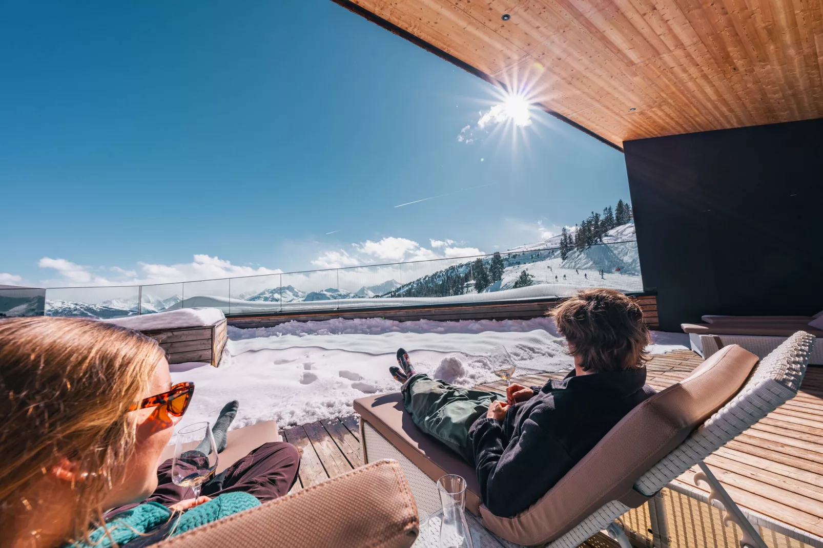 Mountain View Lofts - Bergkristall-Uitzicht winter