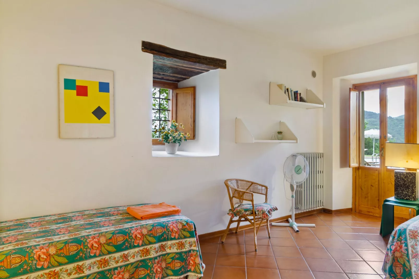 Prachtige villa in Toscane met een adembenemend uitzicht-Slaapkamer