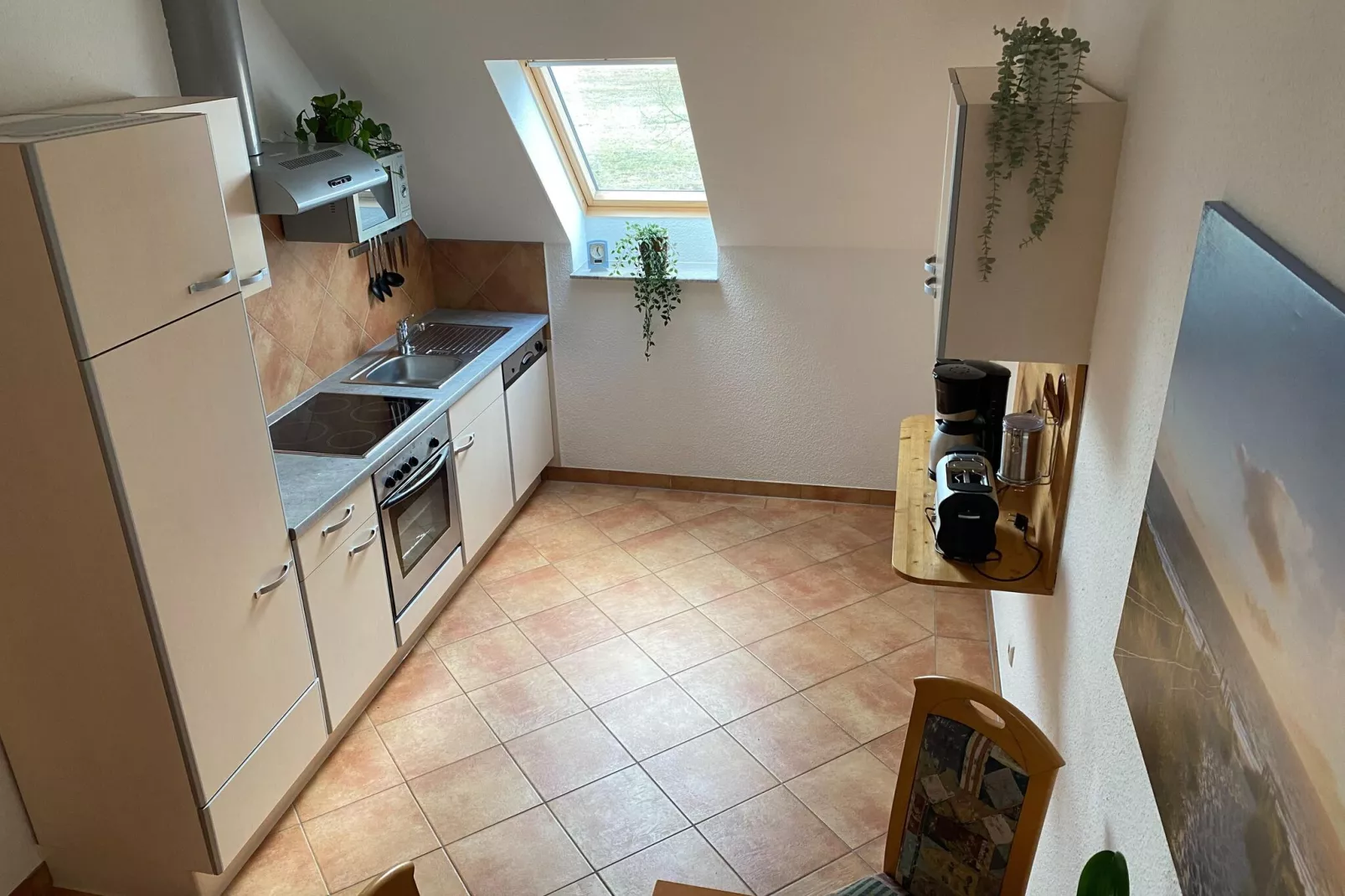 Ferienwohnung an der Ostsee in Pruchten naehe Kanalbrücke-Keuken