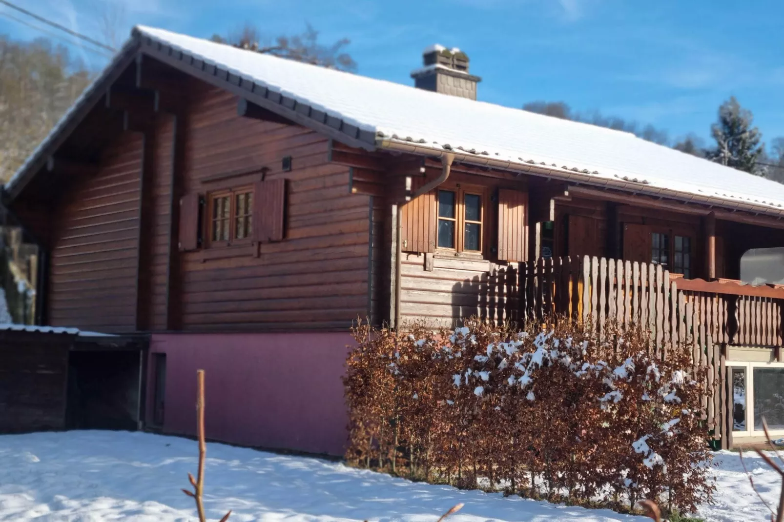 Chalet peupliers-Exterieur winter