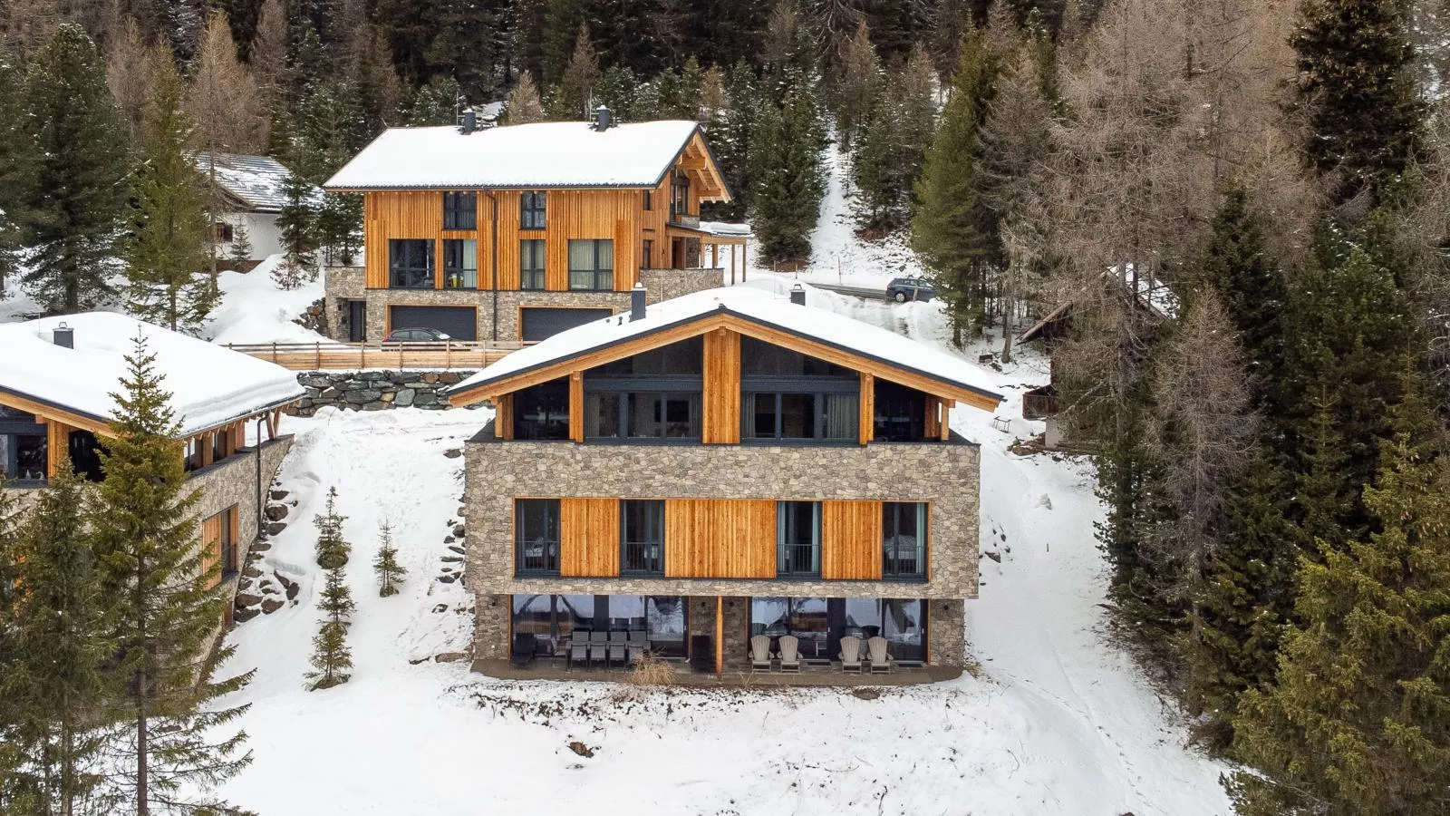 JuJa Lodge-Exterieur winter