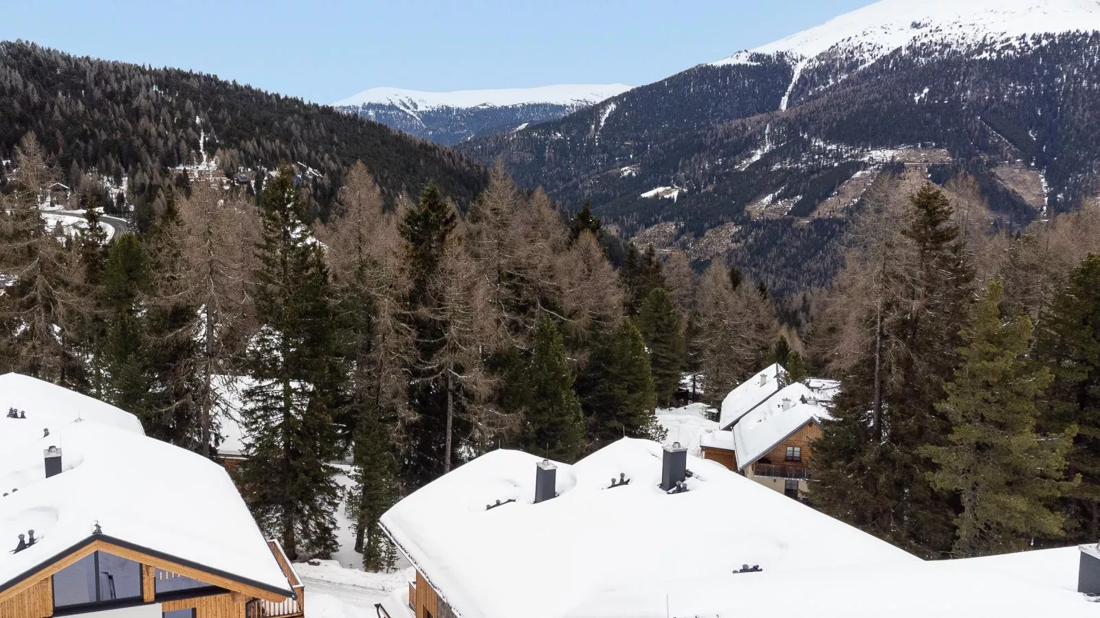 Romantik Mountain Chalet-Exterieur winter