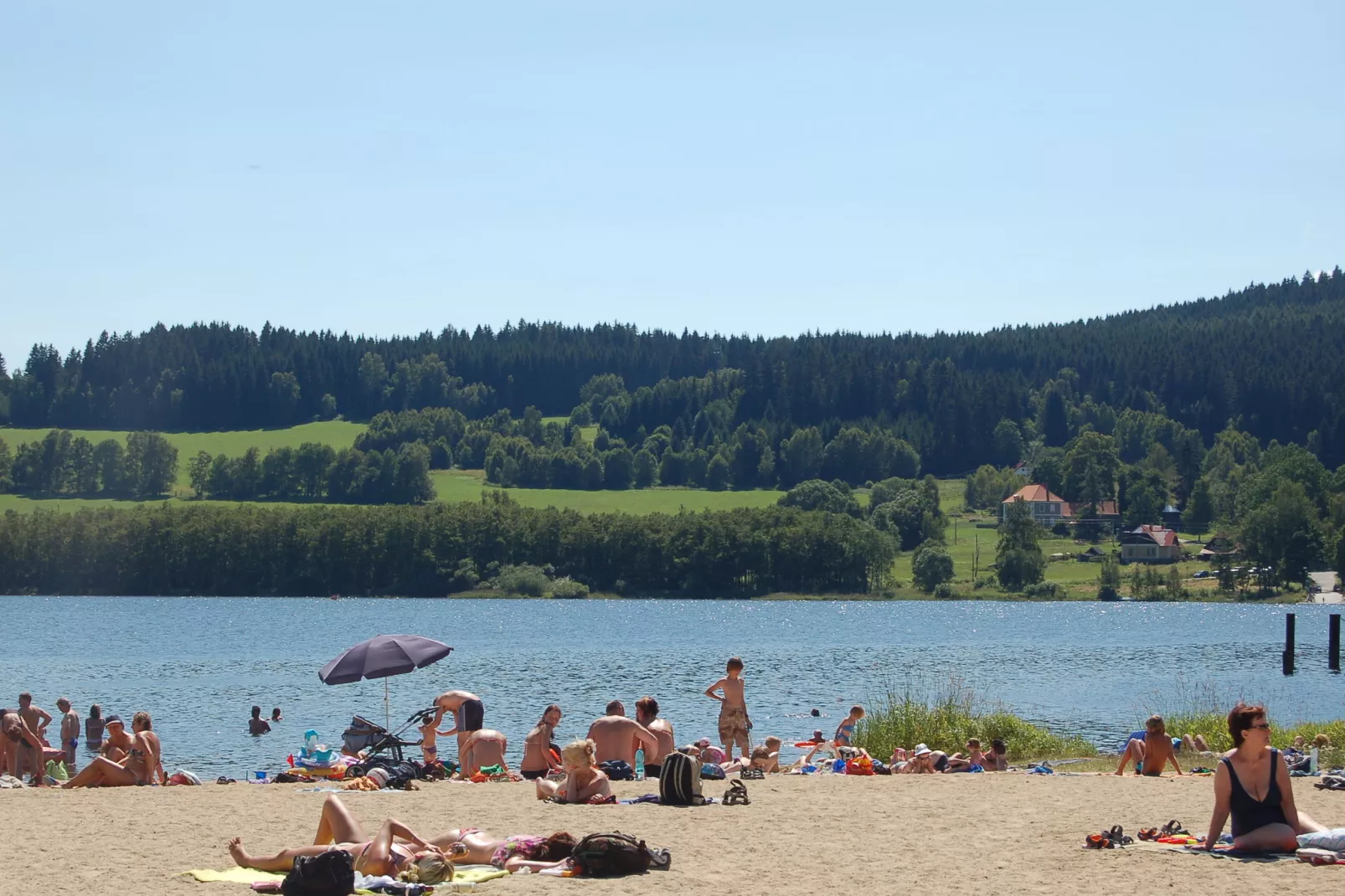 Lipno-Gebieden zomer 5km