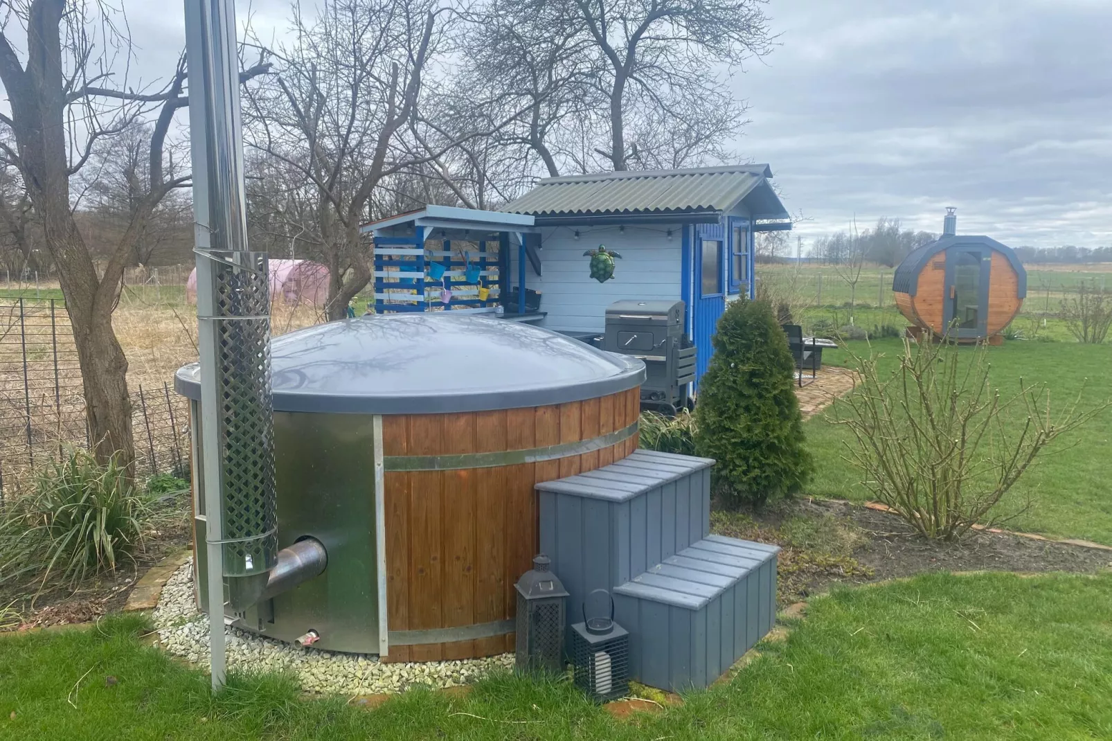 Dom wakacyjny w Stepniczce z sauną i jacuzzi-Wellness