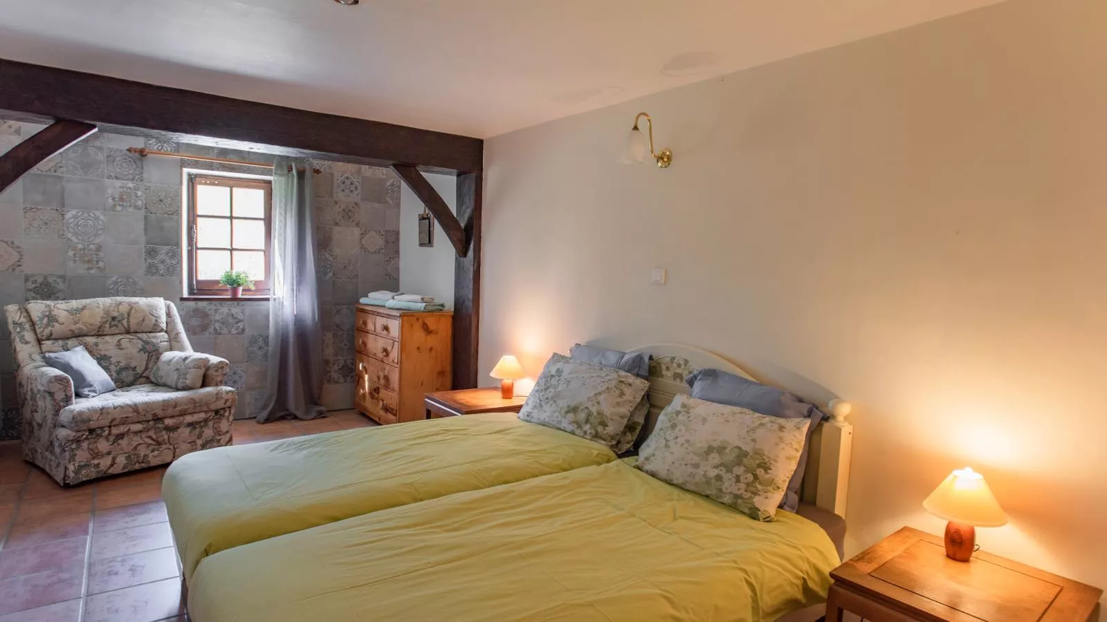 Gite Cottage-Slaapkamer