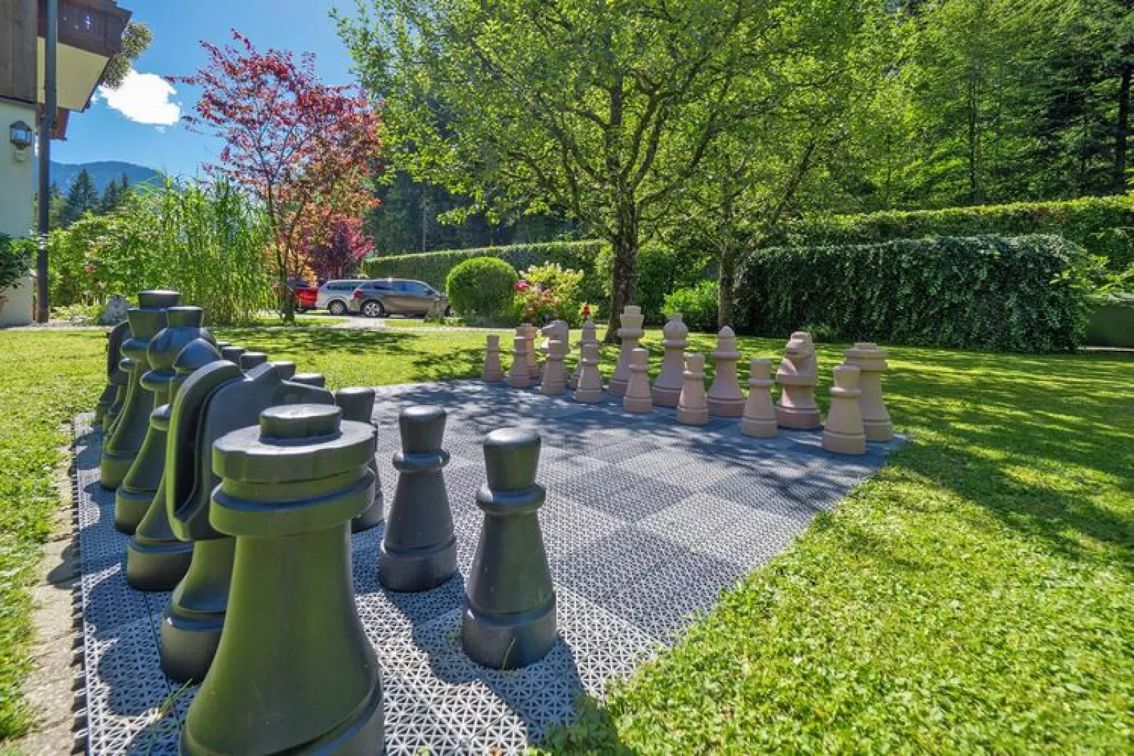 Country house Monika, Bayerisch Gmain-Studio, 48 qm (OG)-Tuinen zomer