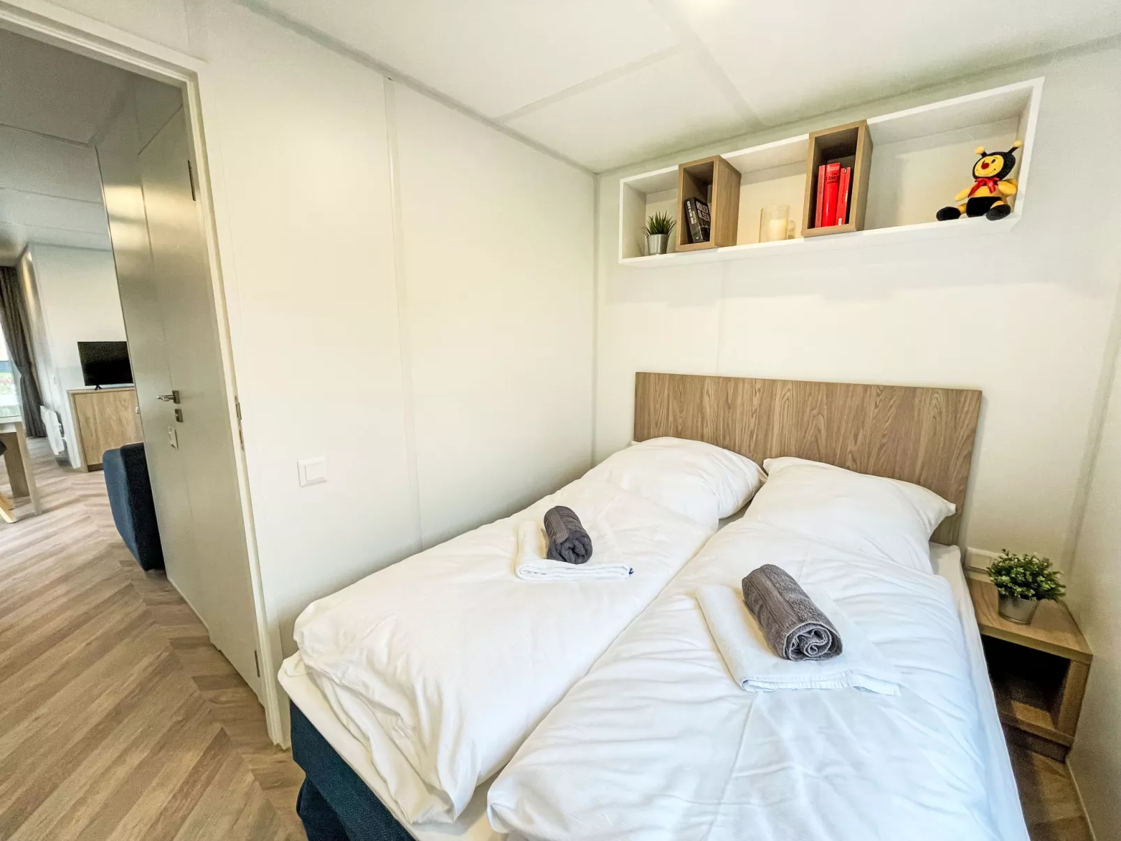 Tiny Haus Birkenlodge-Binnen