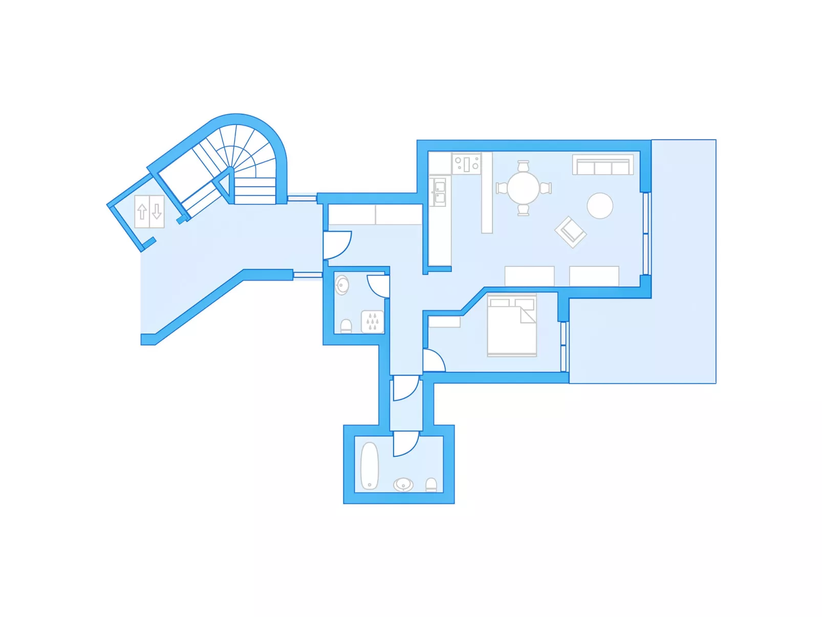 Résidence Le Chalet 5-Binnen