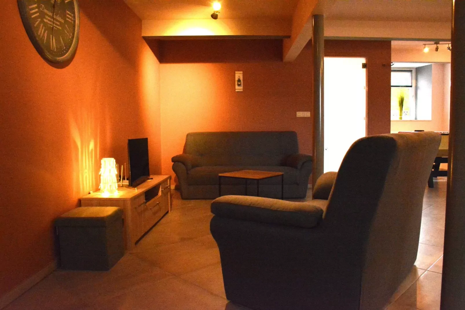 Le Gîte Mariette-Woonkamer