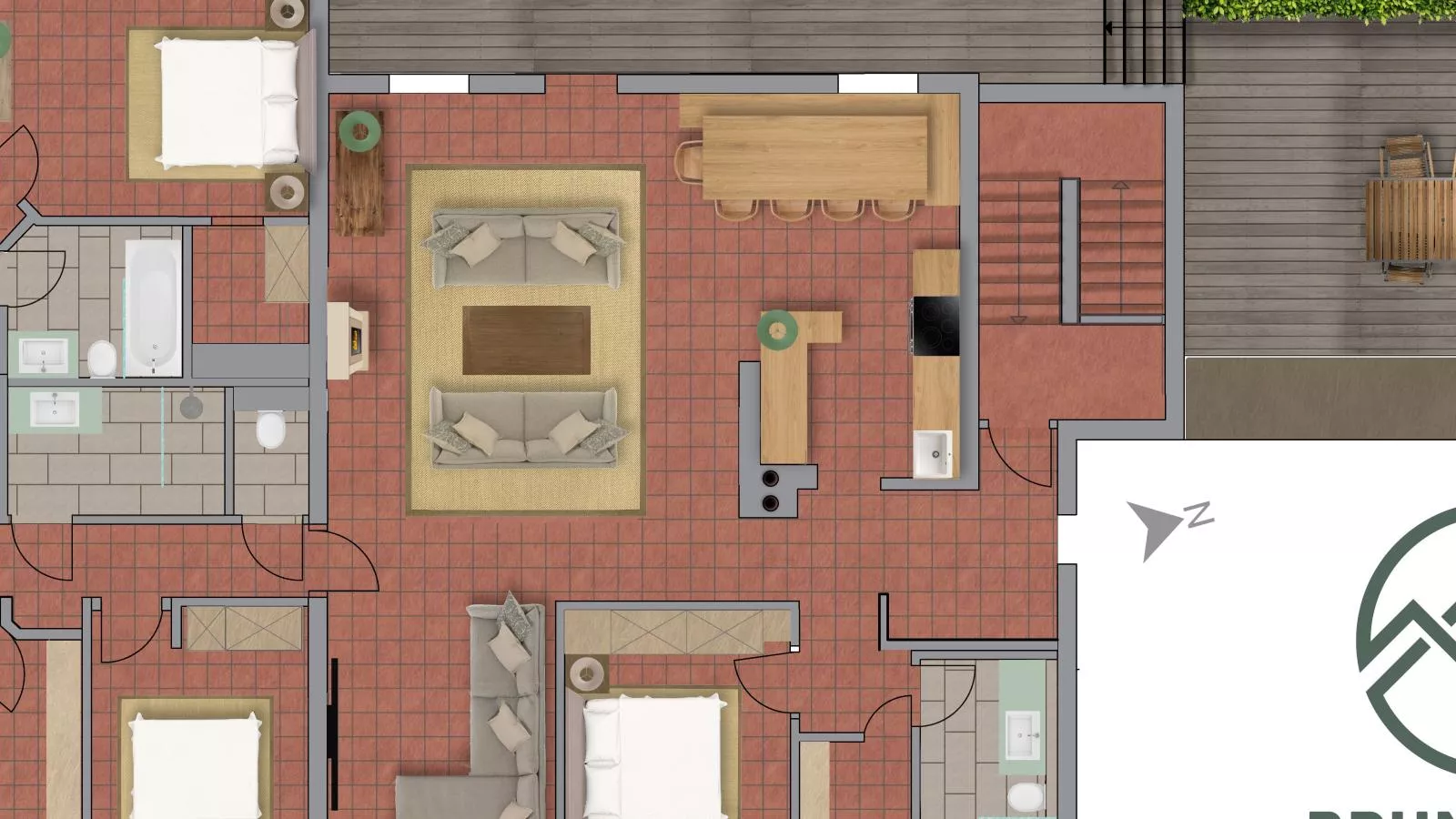 Family Hideout-Plattegrond