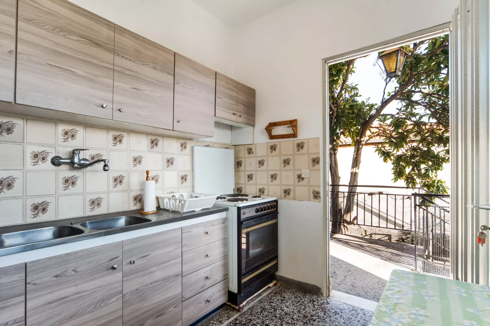 Bungalow with ocean view-Keuken