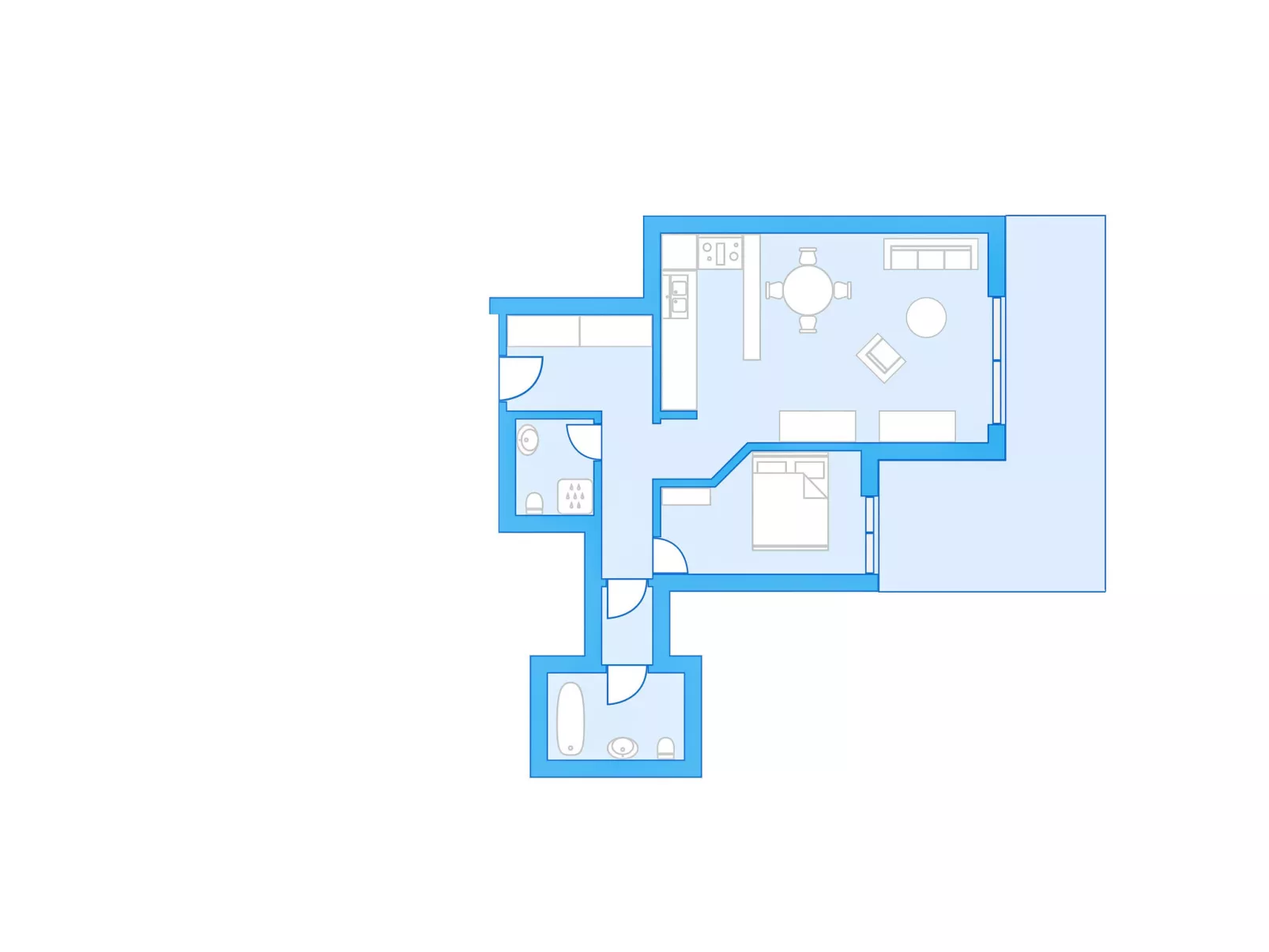 Résidence Le Chalet 5-Binnen