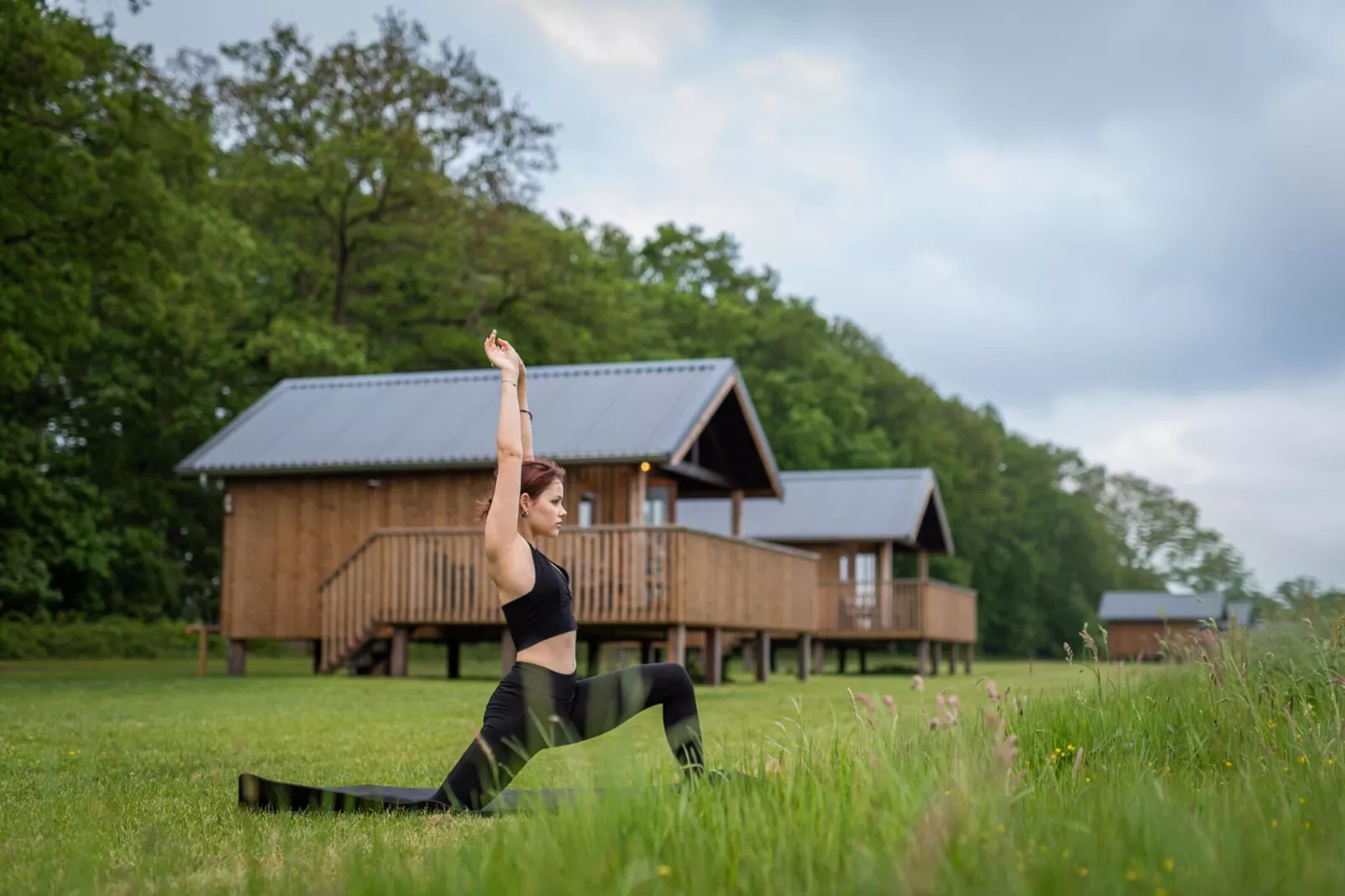 Sfeervolle Acker Lodge B-Tuinen zomer