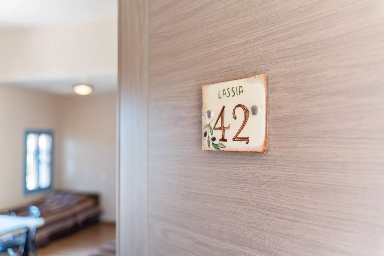 Sfeervolle studio op Lesbos met een balkon-Sfeer