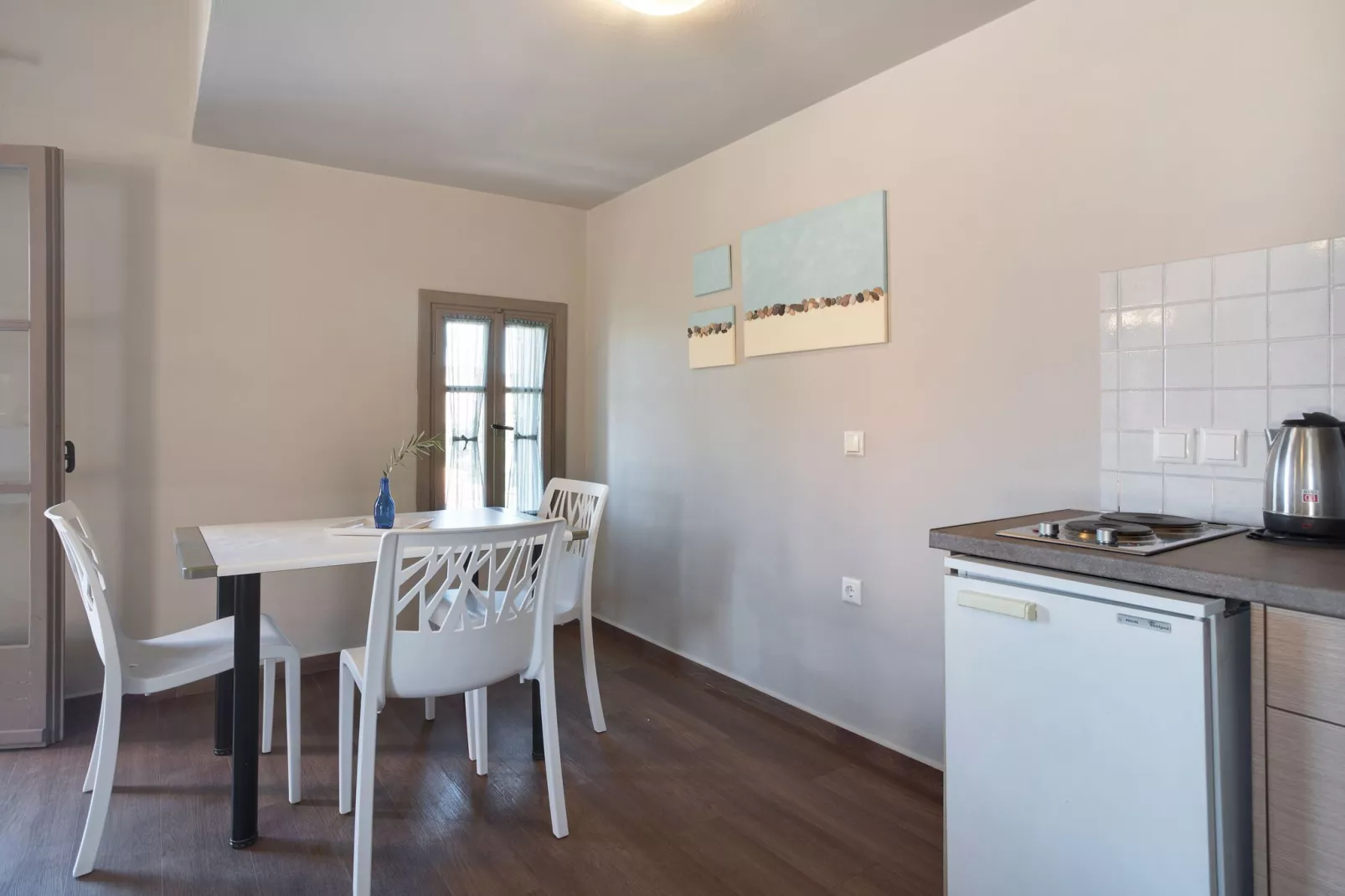 Comfortabele studio op Lesbos met een balkon-Keuken