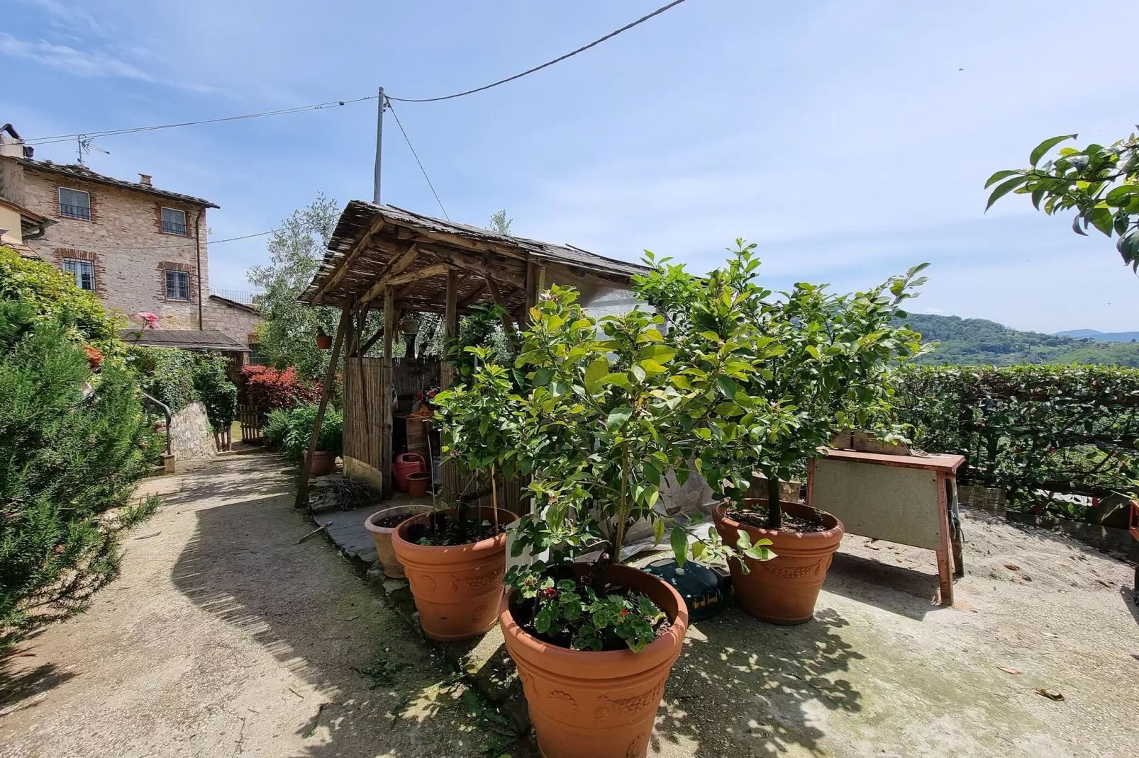 Casa Orbicciano & Nido d'amore - Tuinen zomer